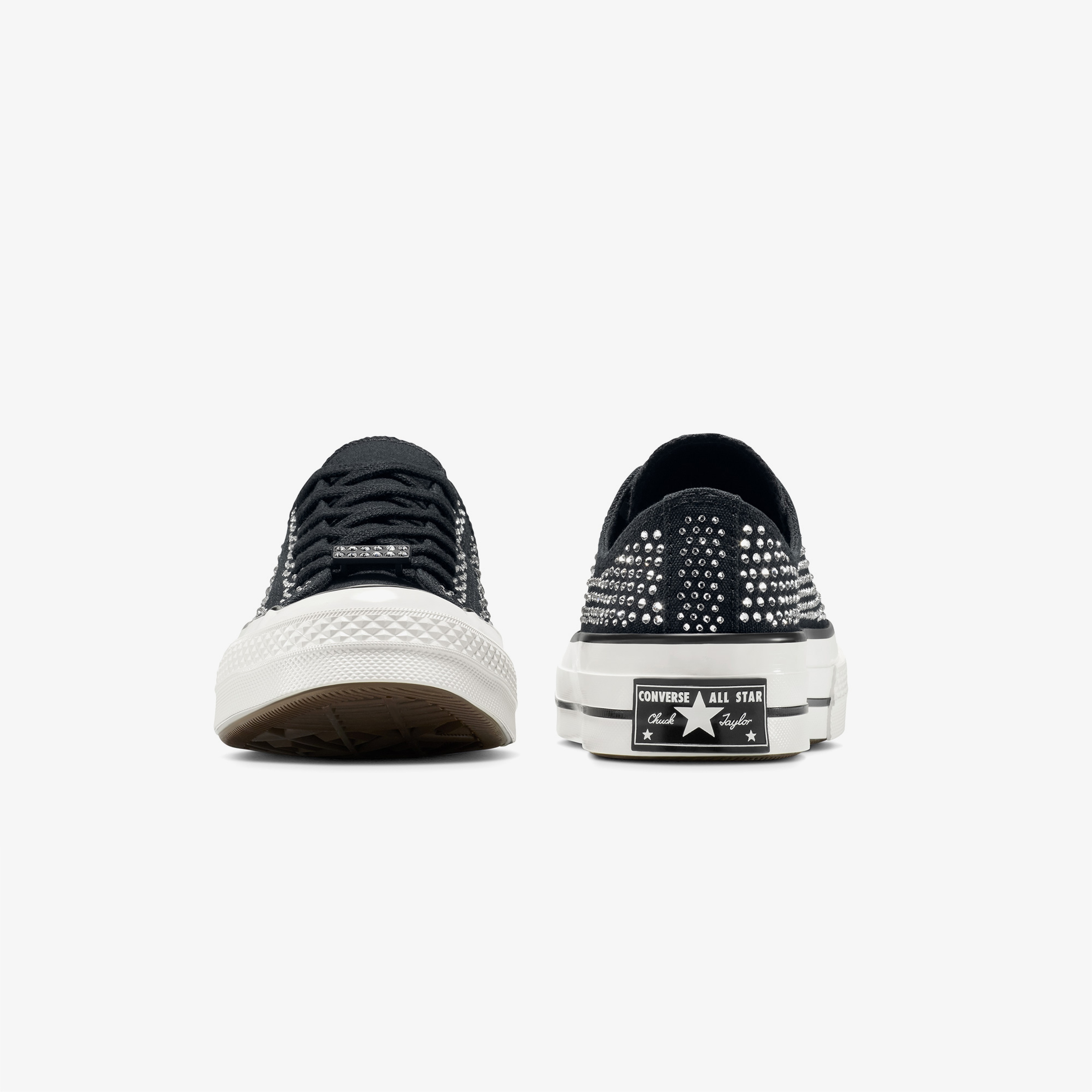 Converse x Swarovski Unisex Siyah Chuck 70 Sneaker
