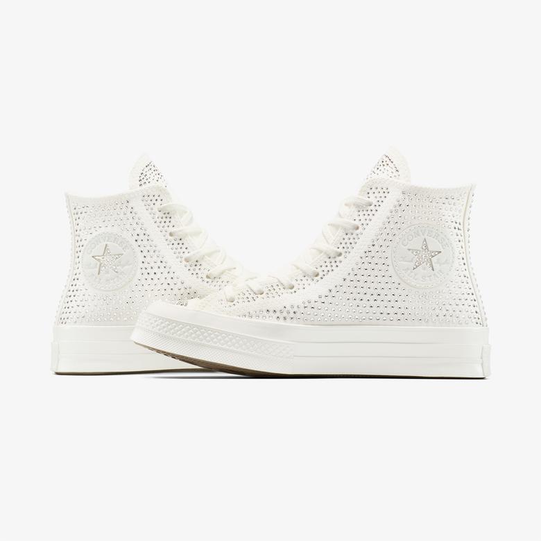 Converse x Swarovski Kadın Beyaz Chuck 70 Sneaker