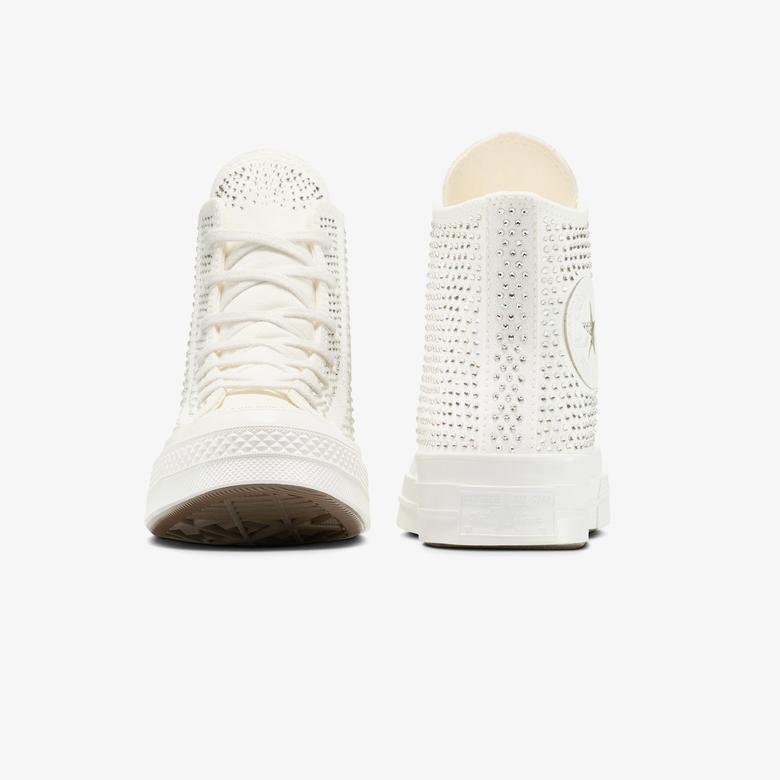 Converse x Swarovski Kadın Beyaz Chuck 70 Sneaker