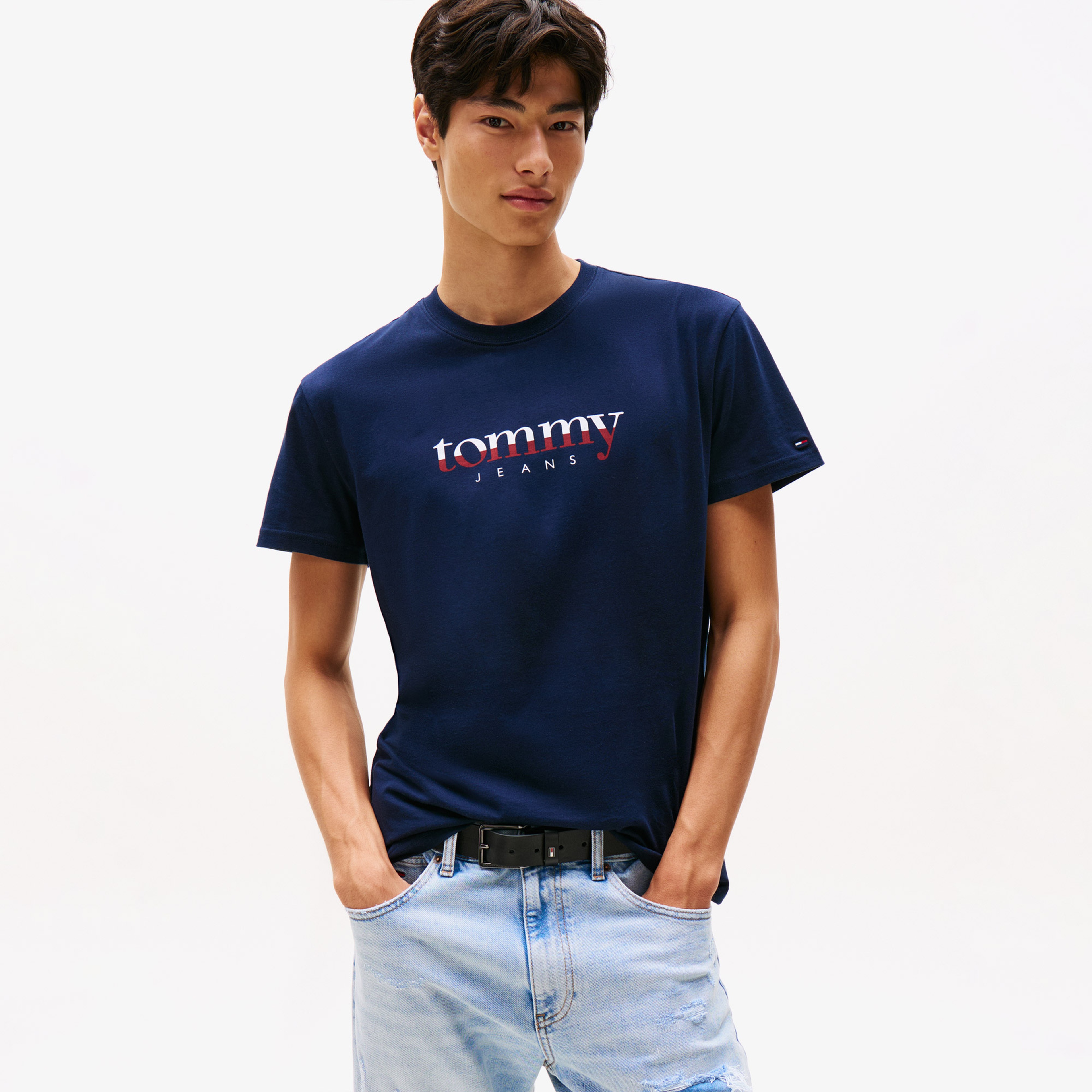Tommy Jeans Regular Erkek Lacivert T-Shirt