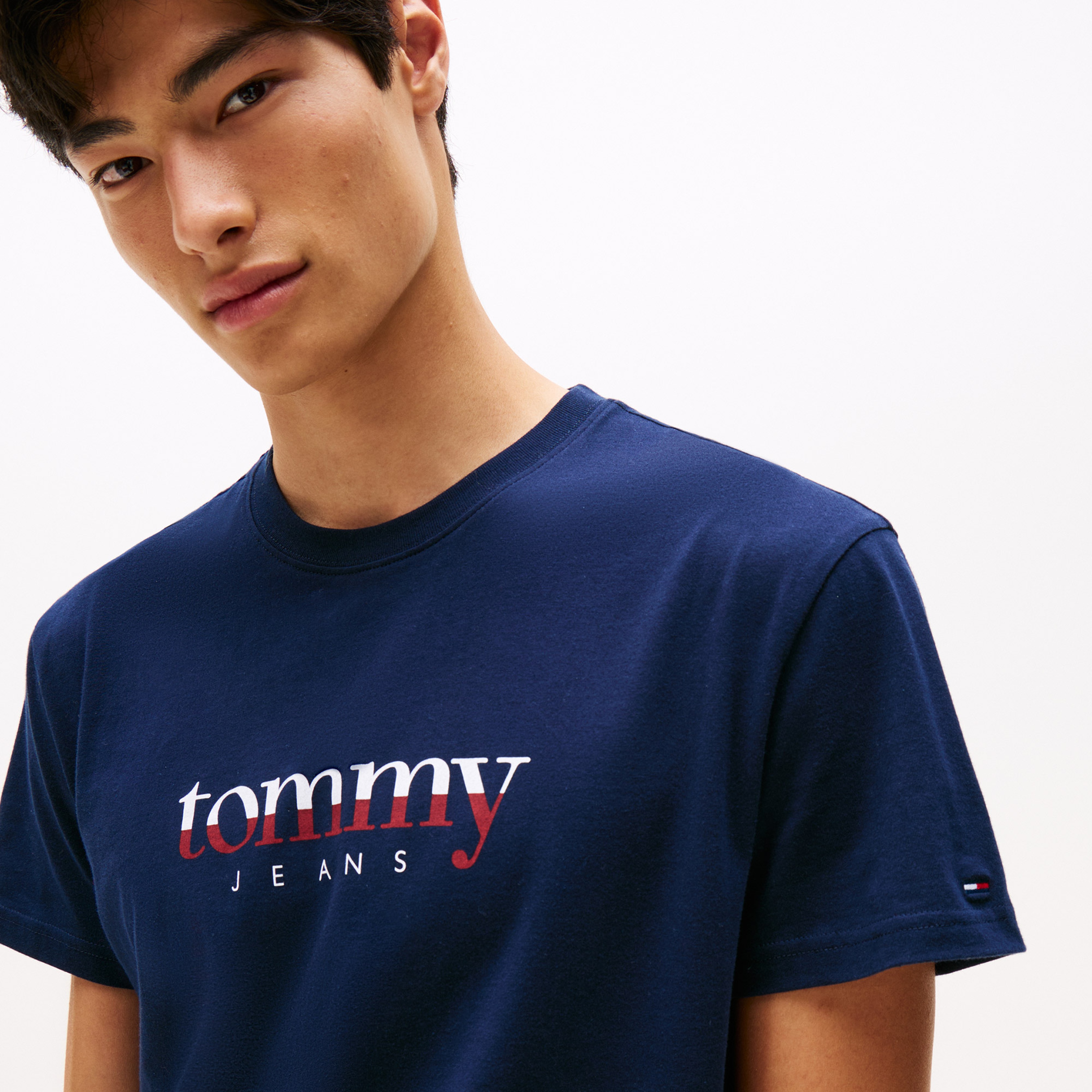 Tommy Jeans Regular Erkek Lacivert T-Shirt