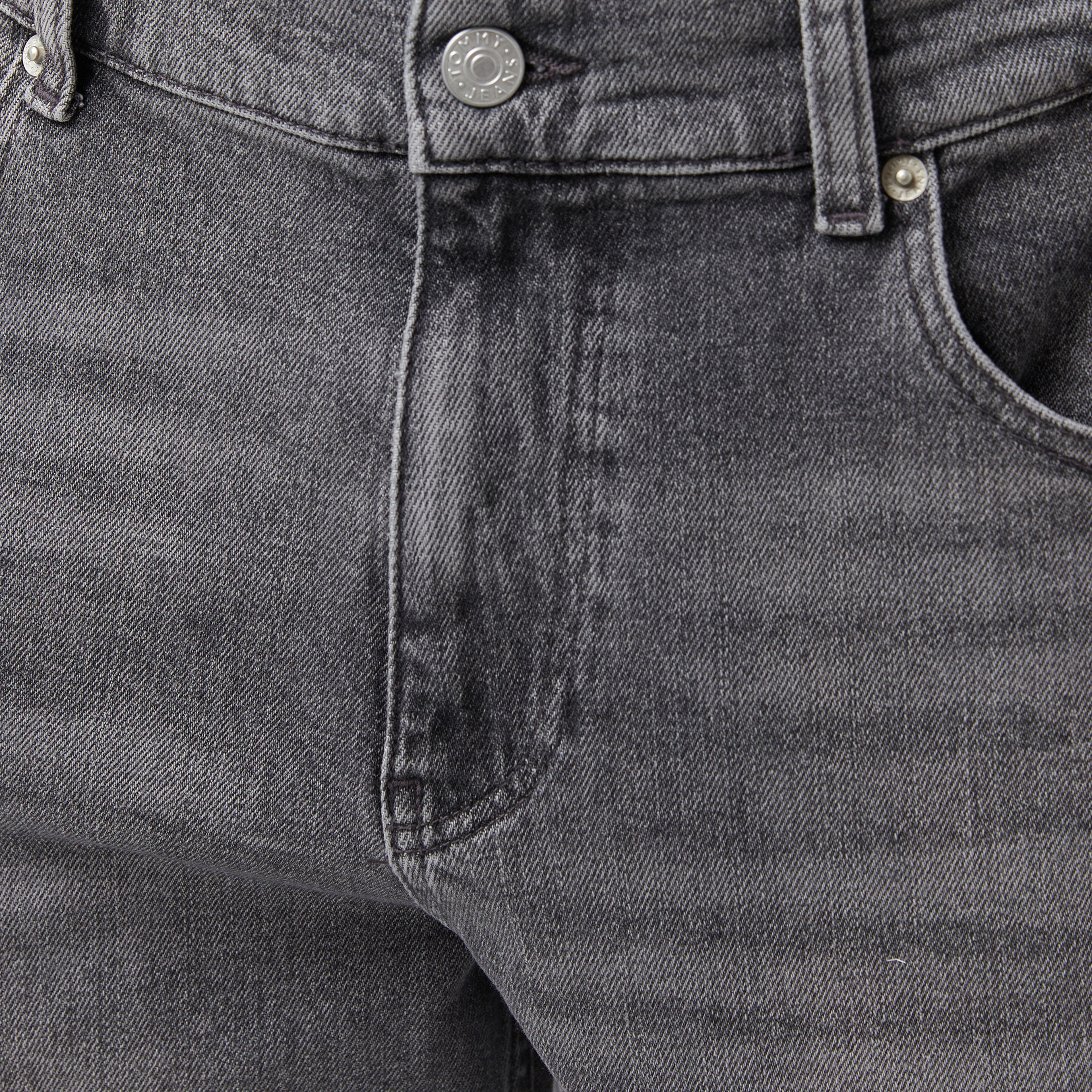 Tommy Hilfiger Ryan Slim Erkek Gri Jean Pantolon