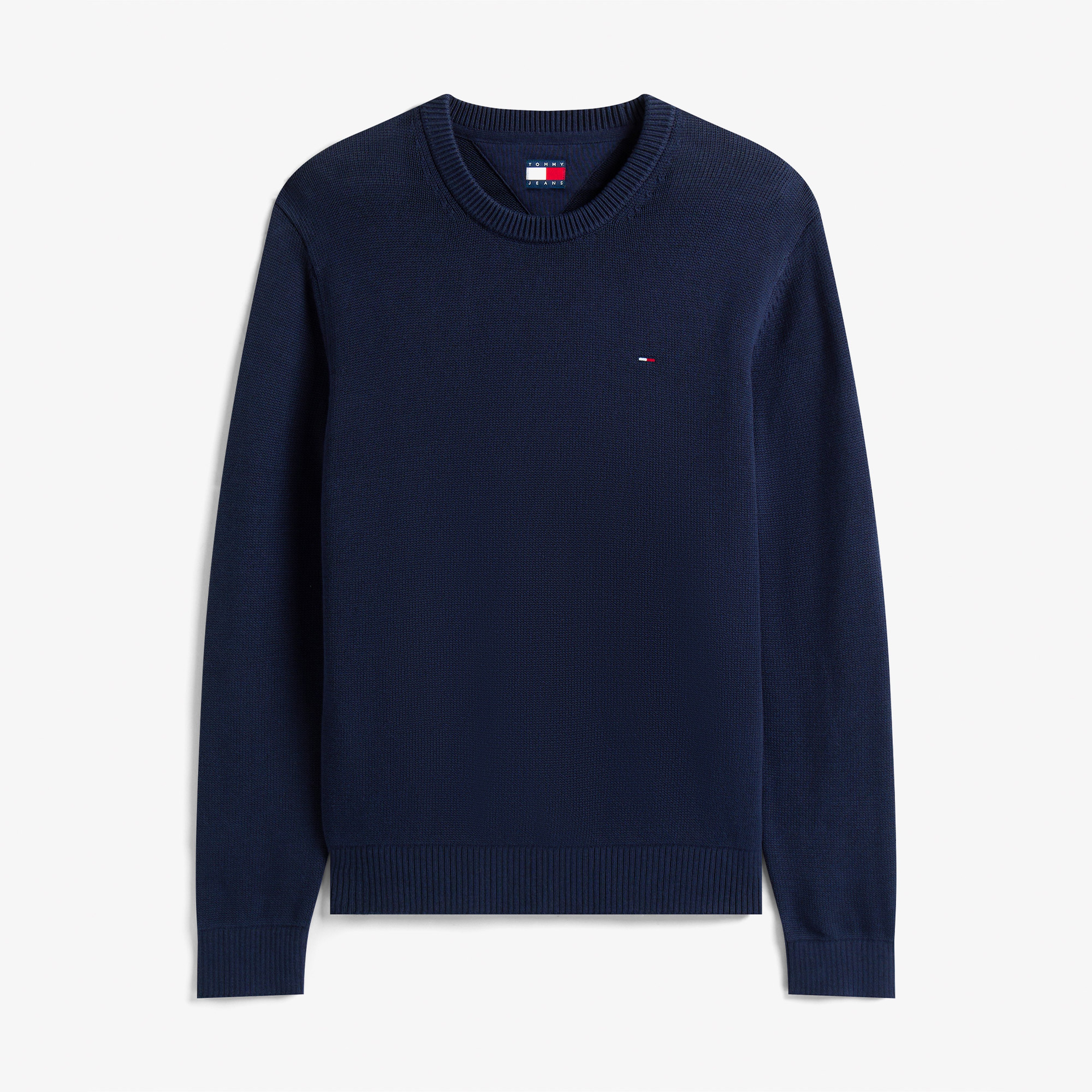 Tommy Jeans Slim Essentials Erkek Lacivert Kazak