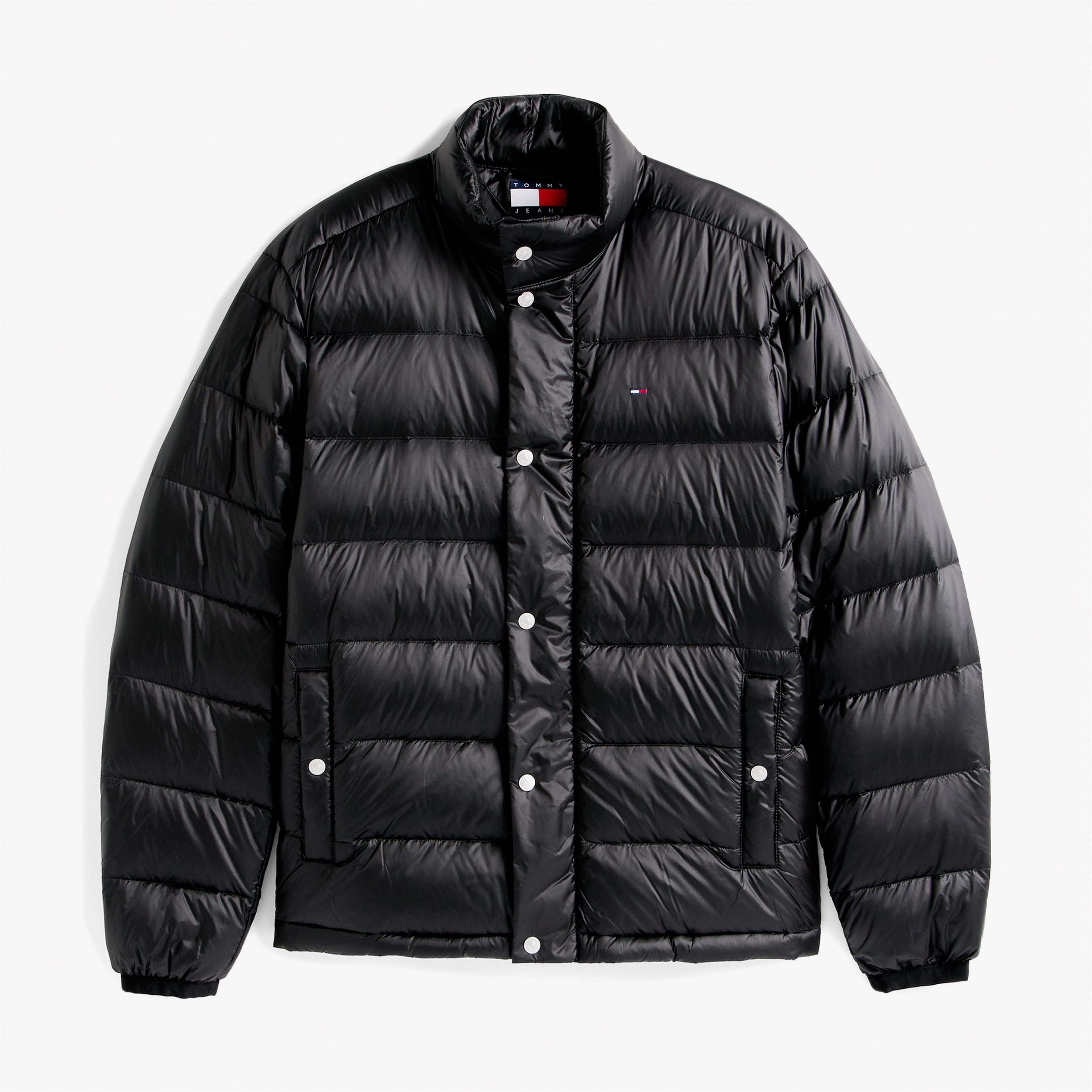 Tommy Jeans Light Down Erkek Puffer Siyah Mont