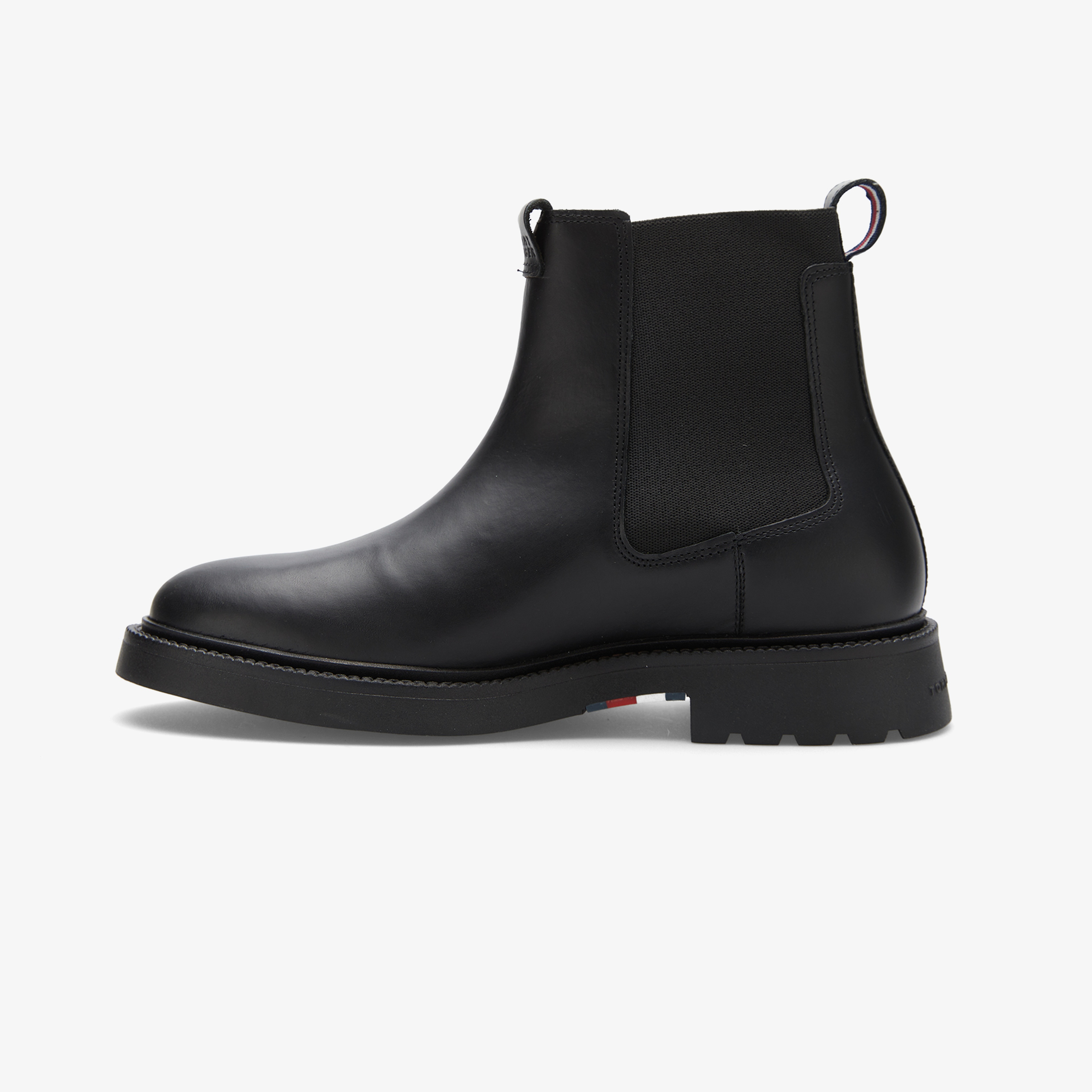 Tommy Hilfiger Comfort Chelsea Erkek Kısa Siyah Bot