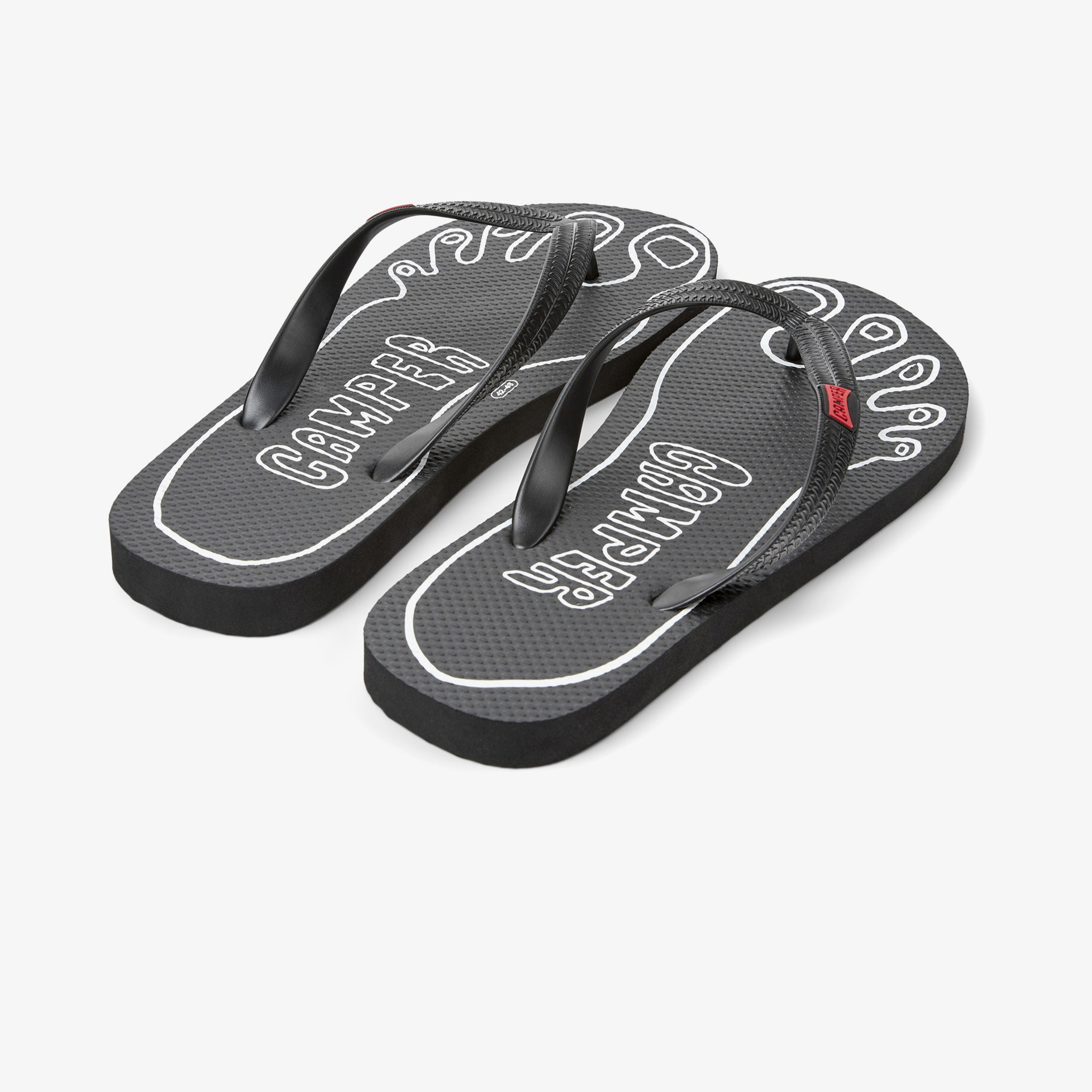 Camper Flip Flop Unisex Siyah Terlik
