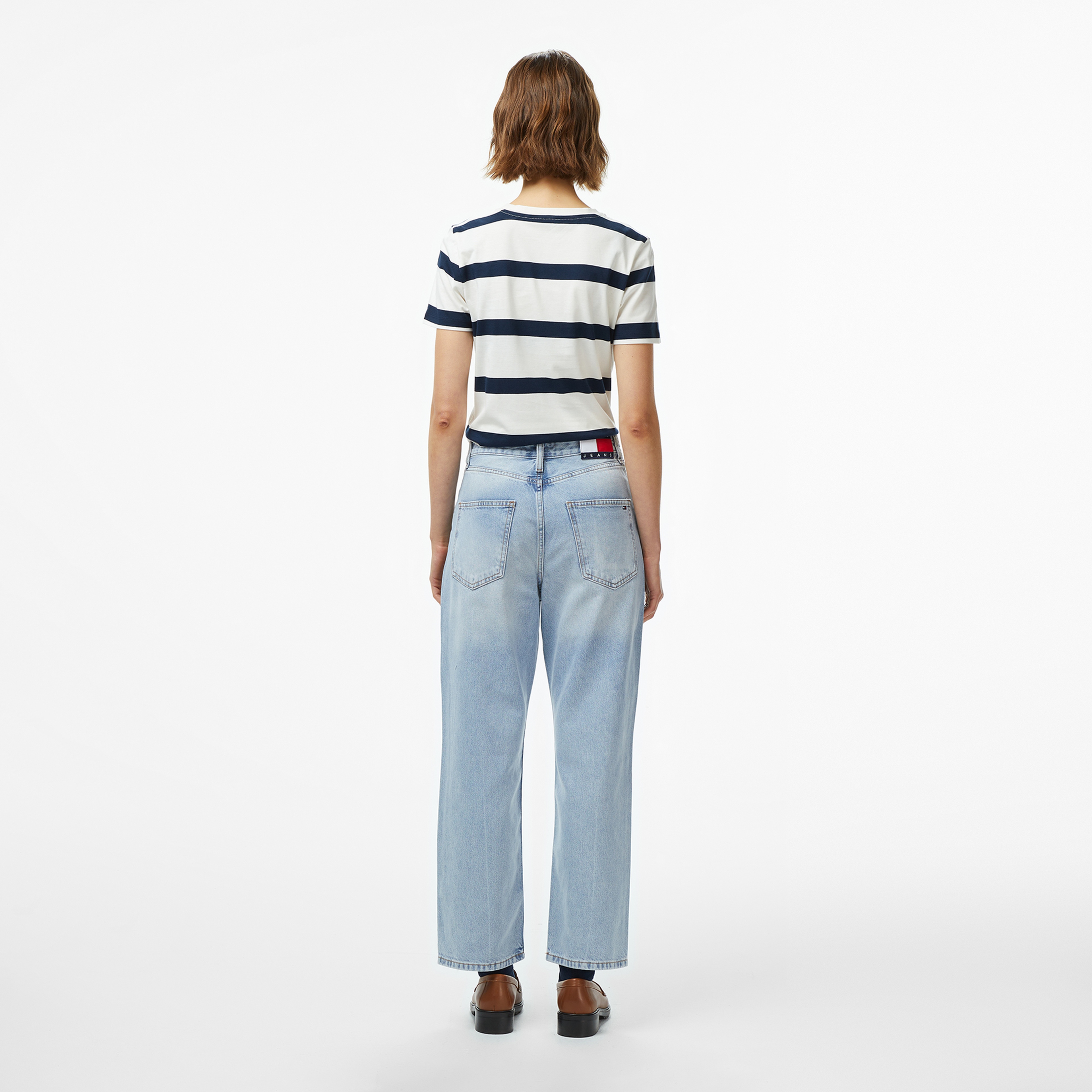 Tommy Hilfiger Layla High Rise Slim Kadın Straight Mavi Jean Pantolon