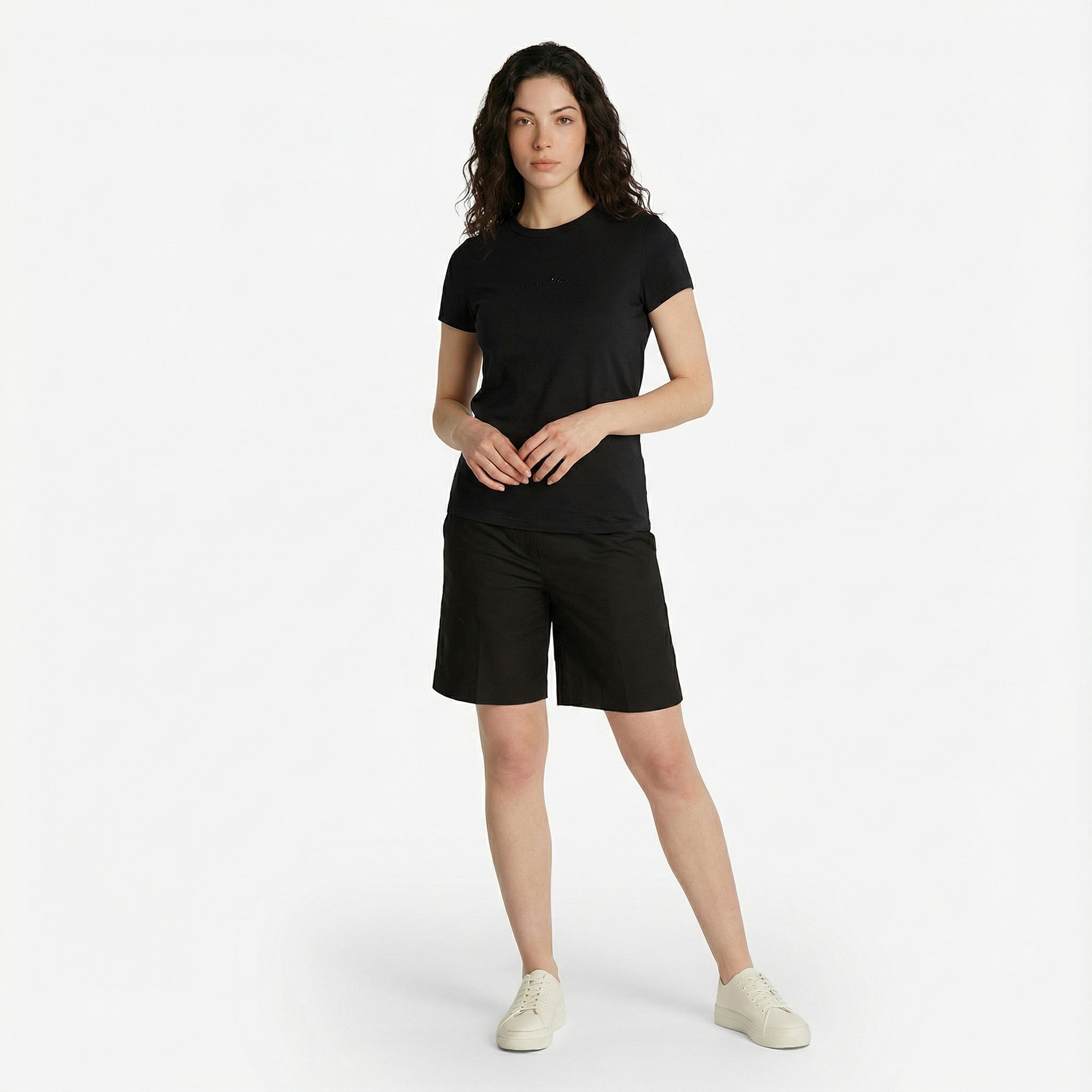 Calvin Klein Kadın Siyah T-Shirt