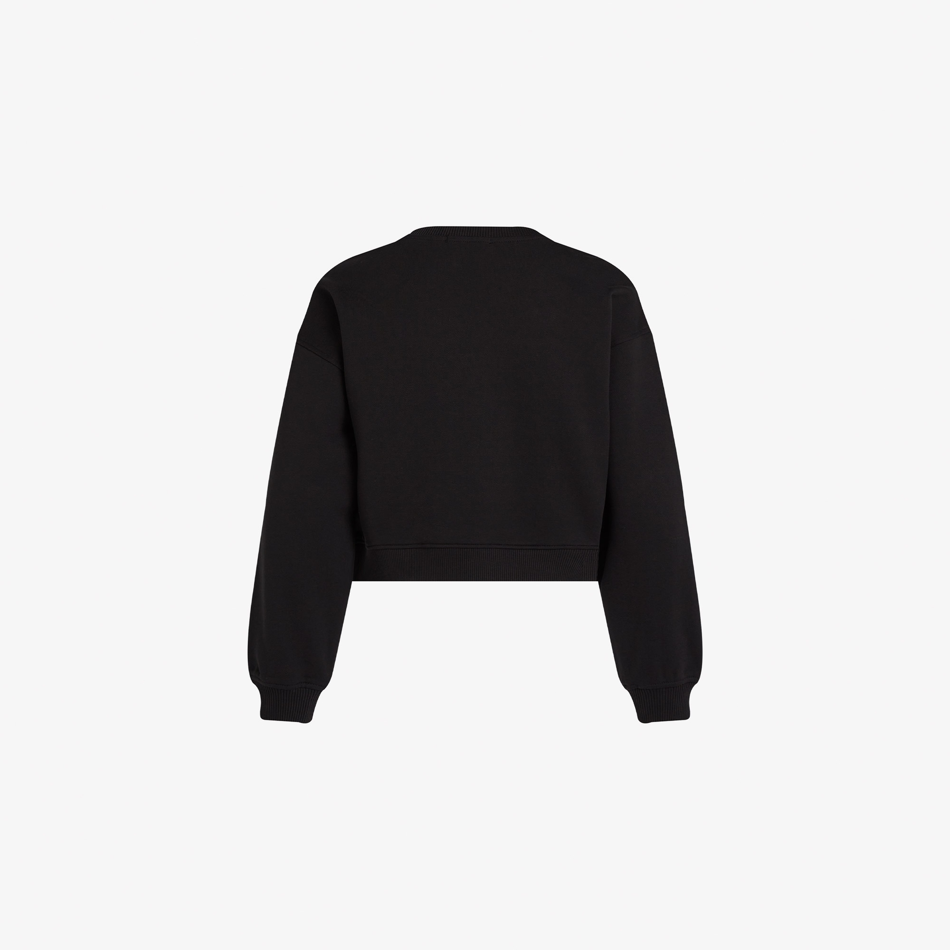 Calvin Klein Glitter Monologo Çocuk Siyah Sweatshirt