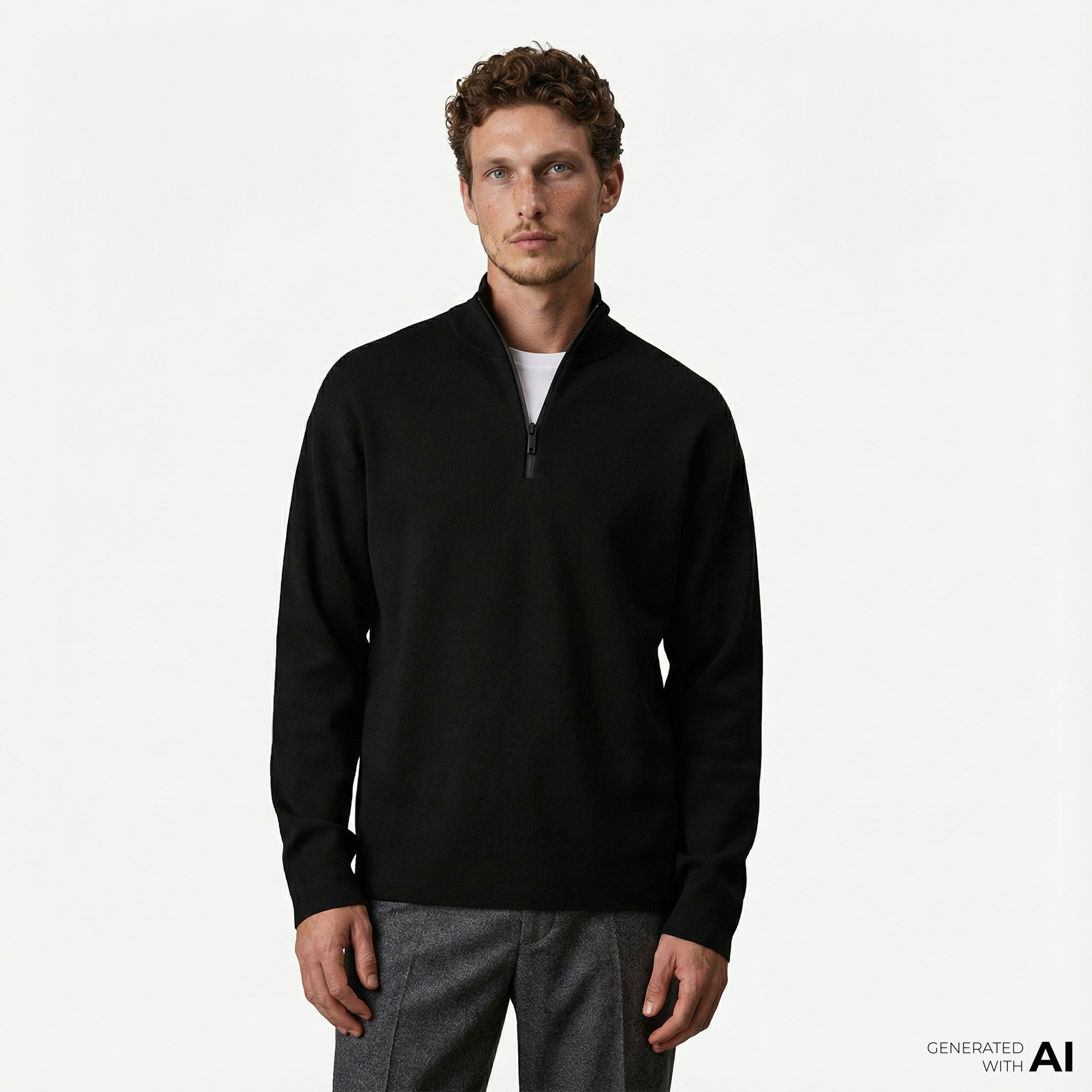 Calvin Klein Erkek Siyah Triko