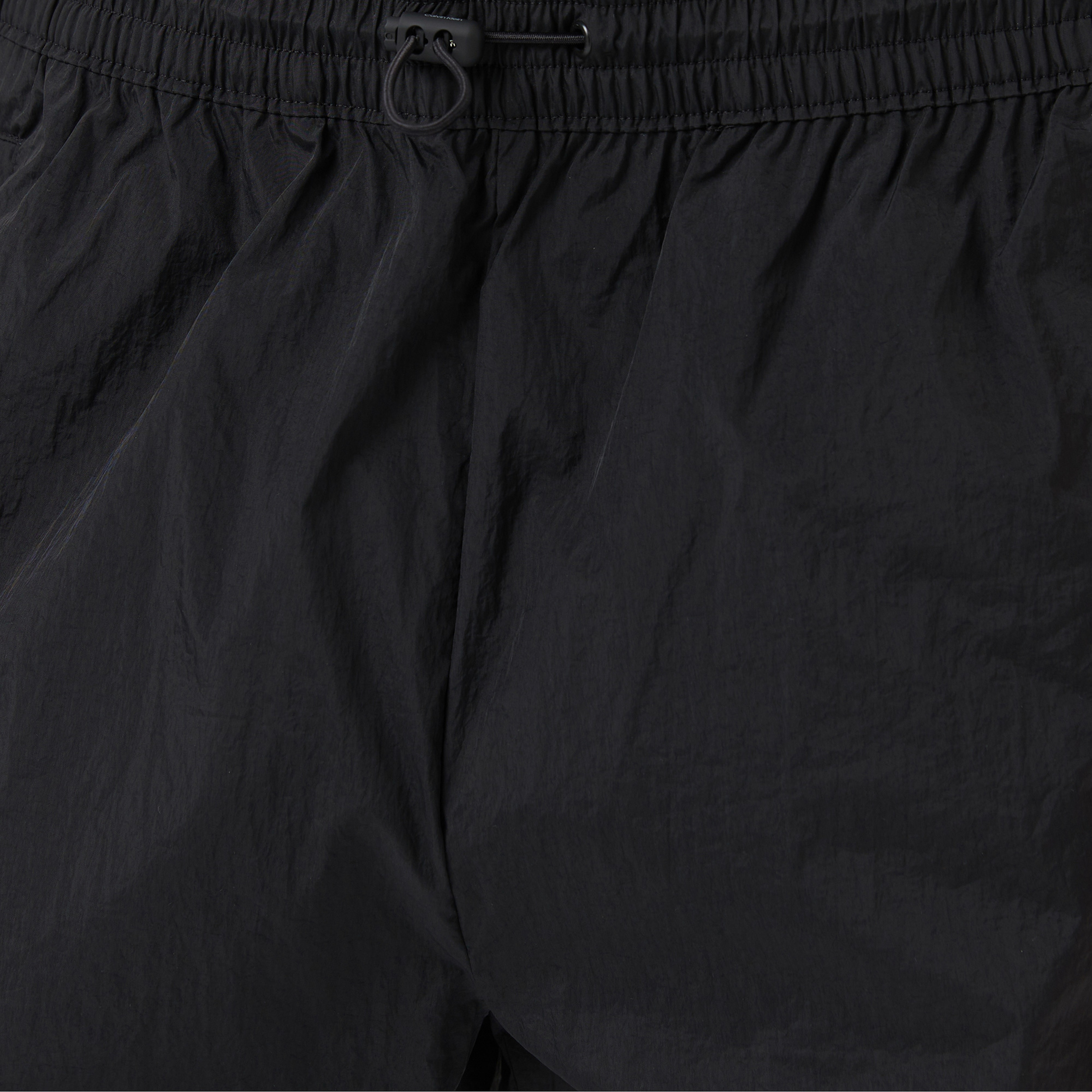 Calvin Klein Relaxed Crinkle Nylon Track Erkek Siyah Eşofman Altı