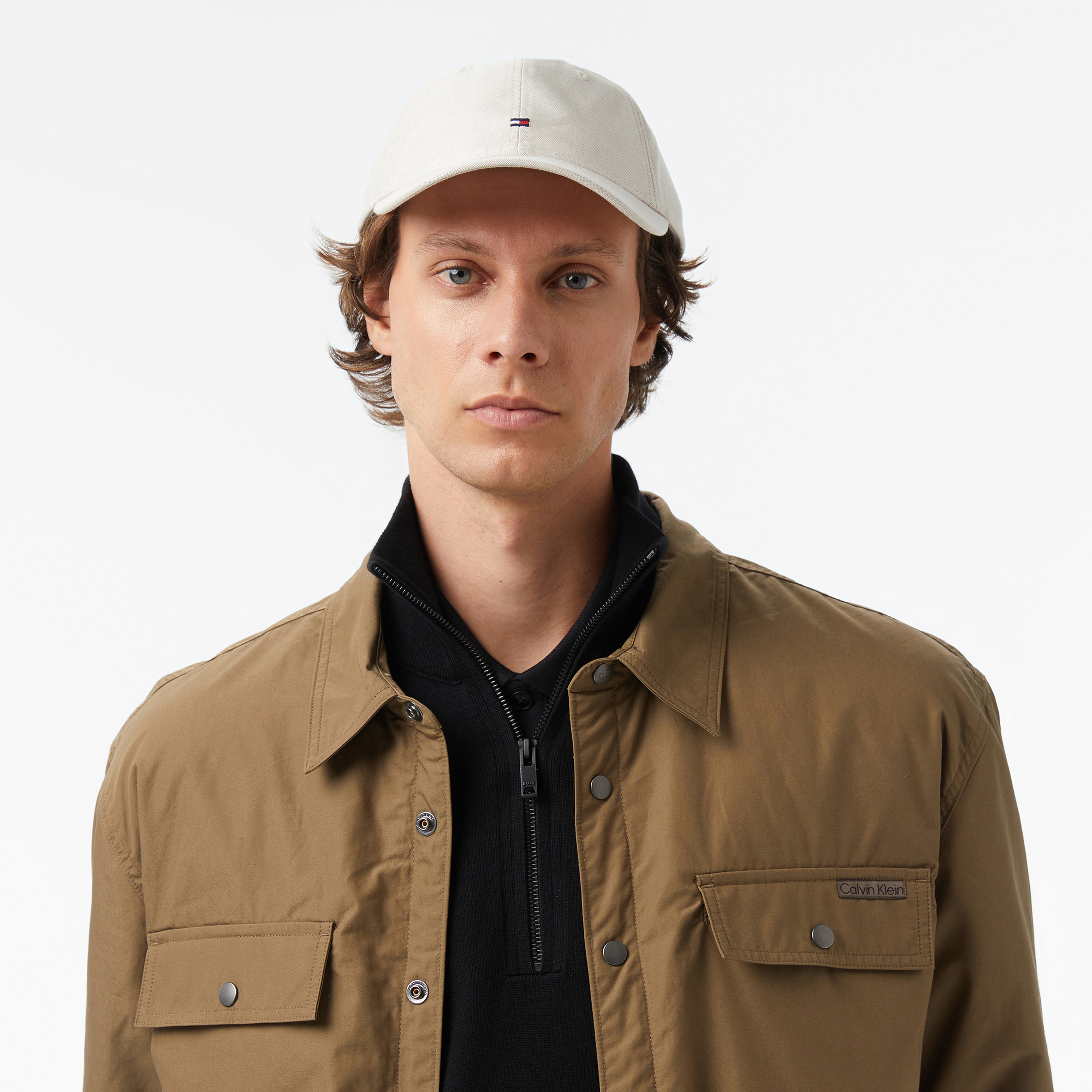 Calvin Klein Filled Relaxed Erkek Sarı Ceket