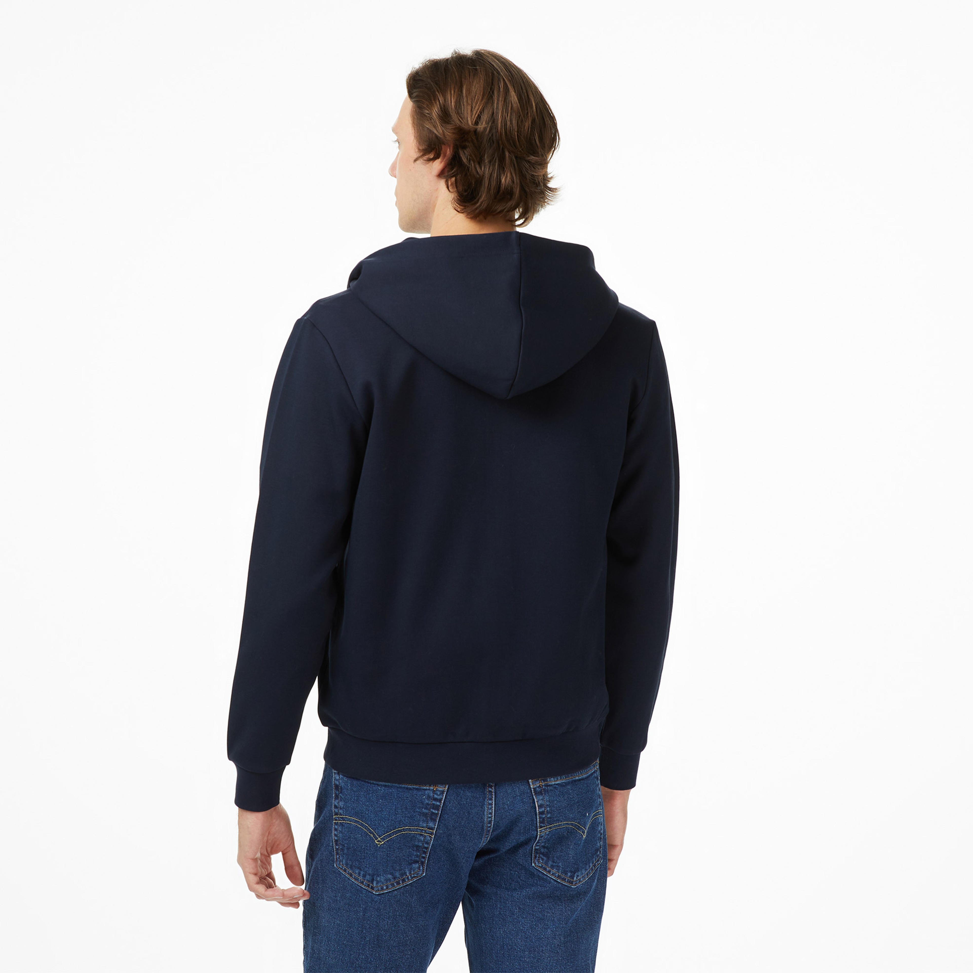 Tommy Hilfiger Essential İntechno Through Erkek Lacivert Kapüşonlu Ceket