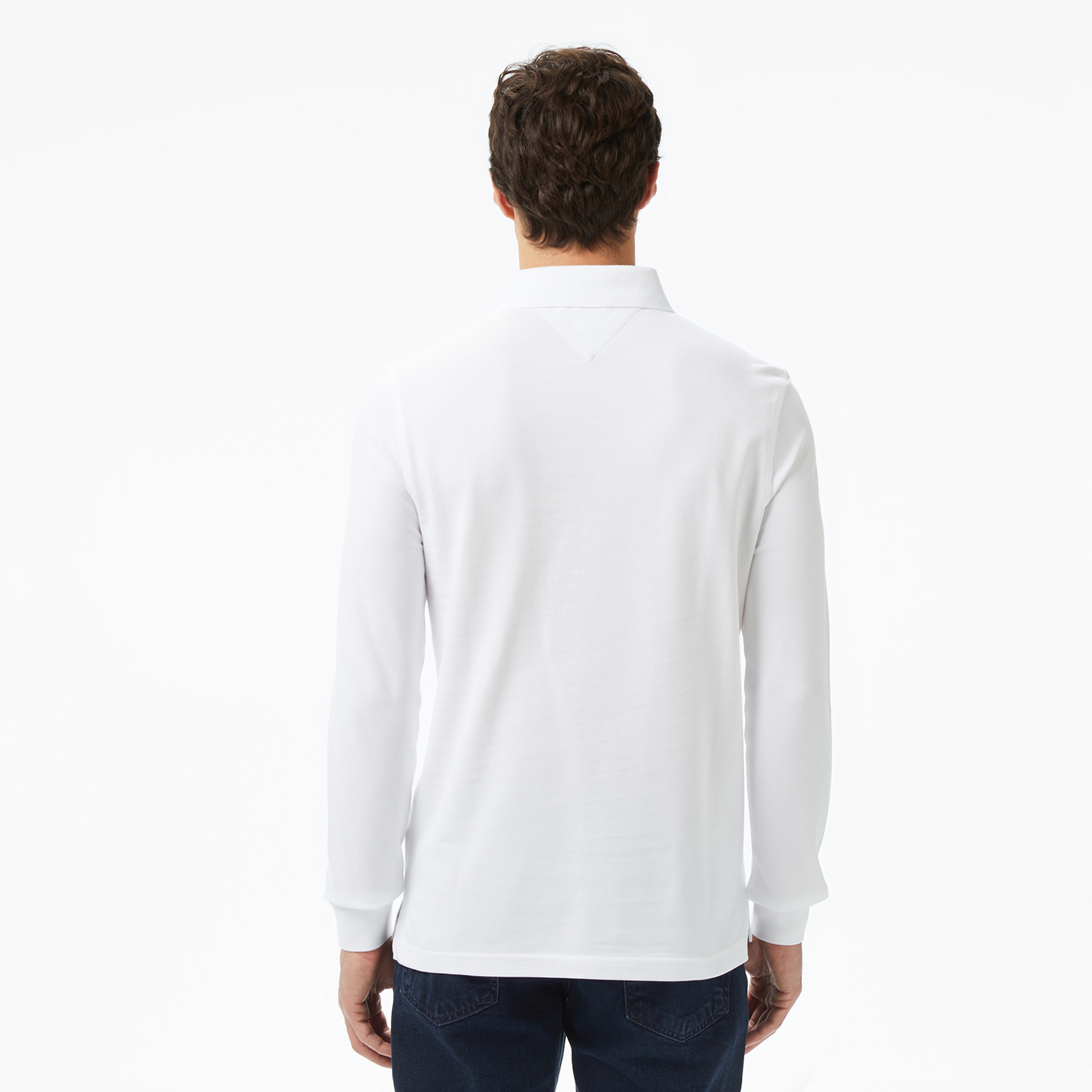 Tommy Hilfiger 1985 Regular Core Essentials Erkek Beyaz Polo Yaka T-Shirt