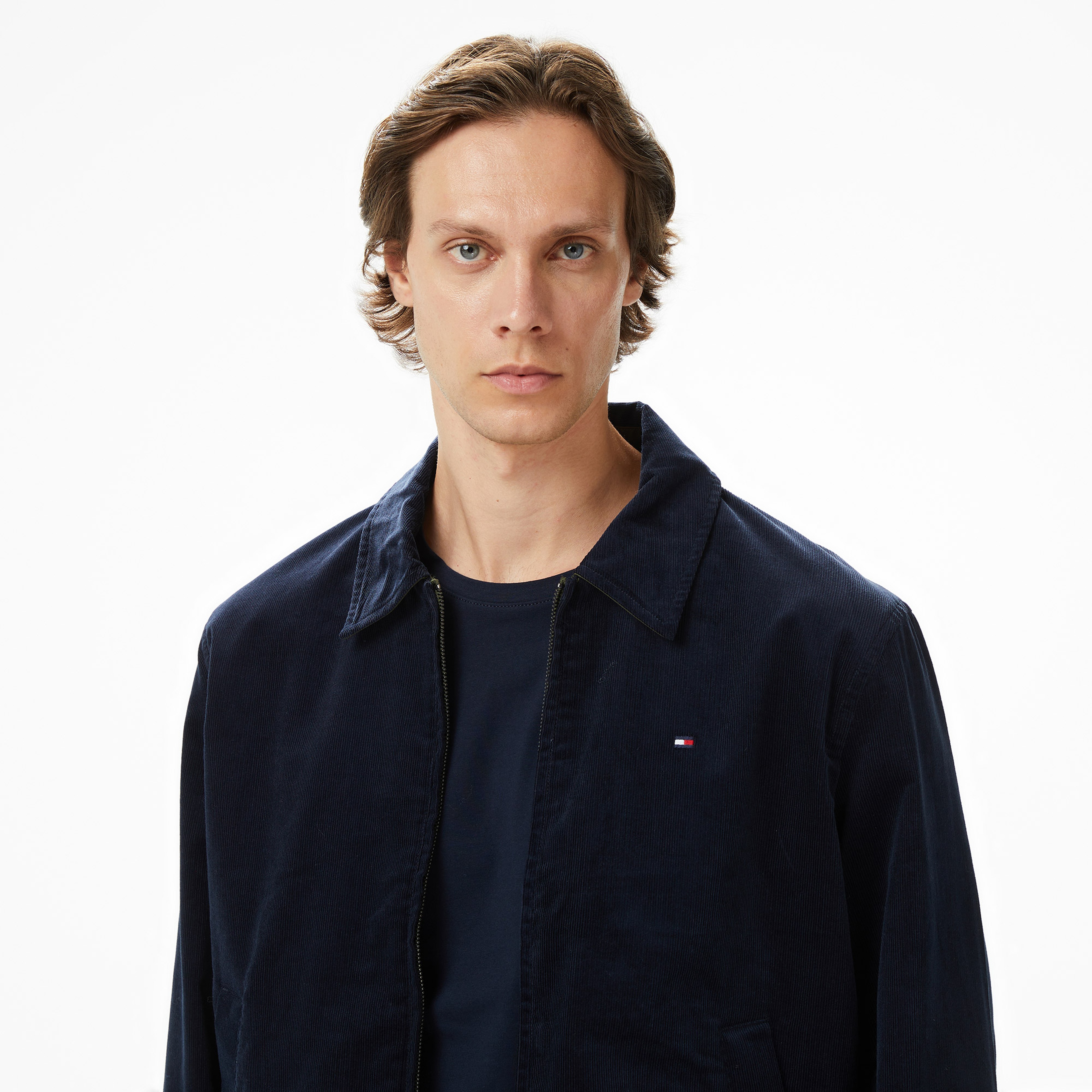 Tommy Hilfiger Reversible Çift Taraflı Erkek Lacivert Ceket