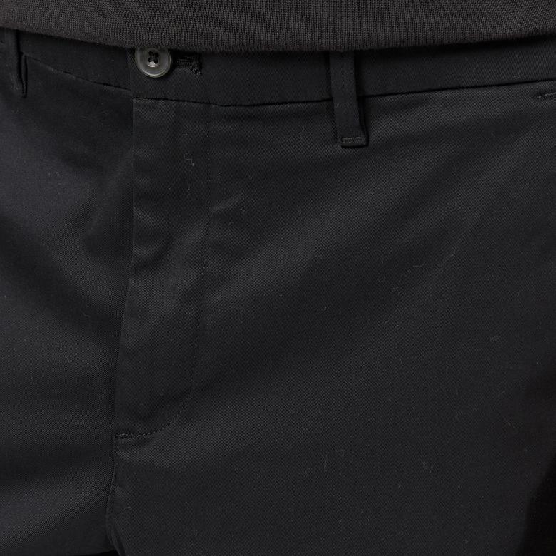 Calvin Klein Slim Refined Cotton Stretch Carg Erkek Siyah Pantolon