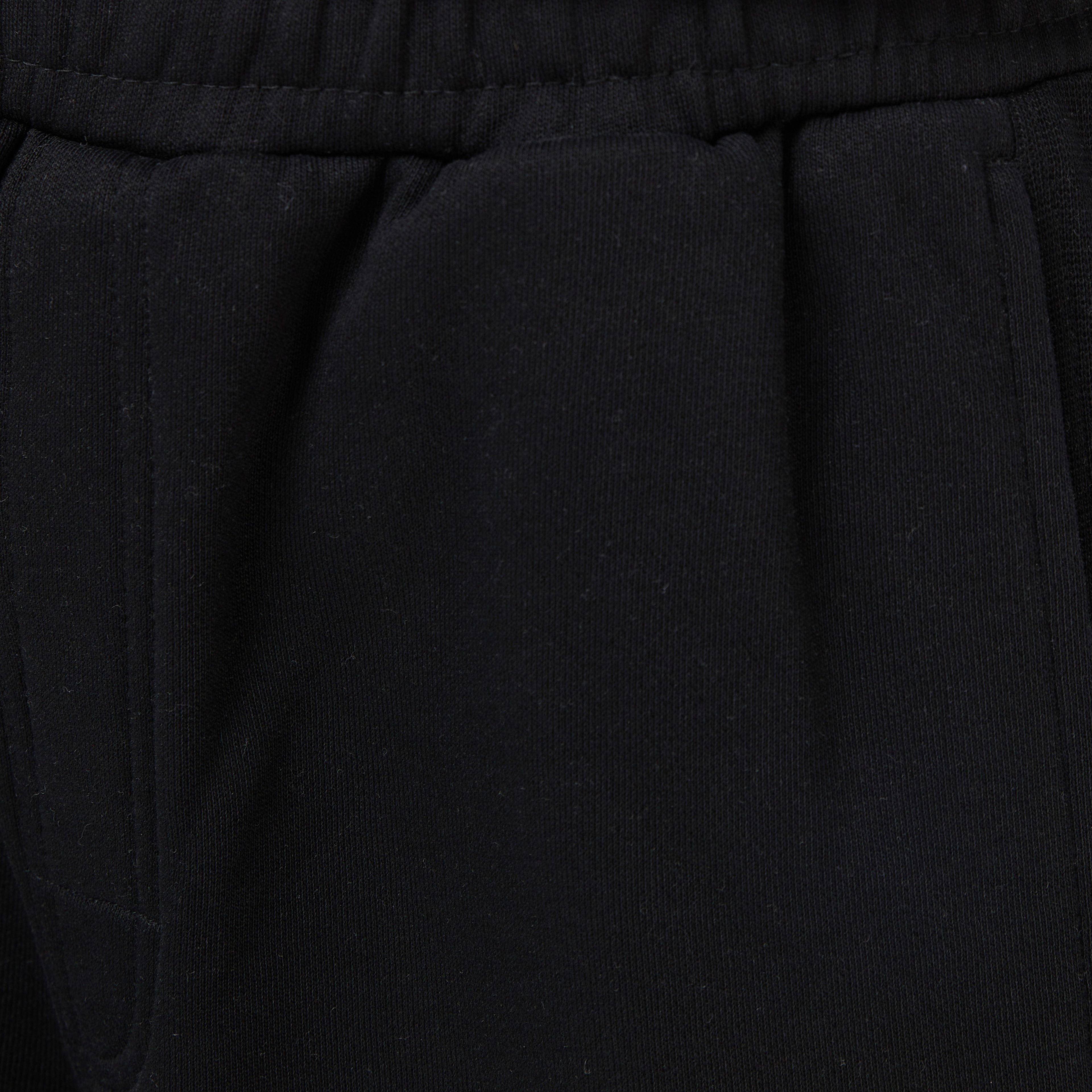 Calvin Klein French Terry Badge Logo Kadın Siyah Eşofman Altı