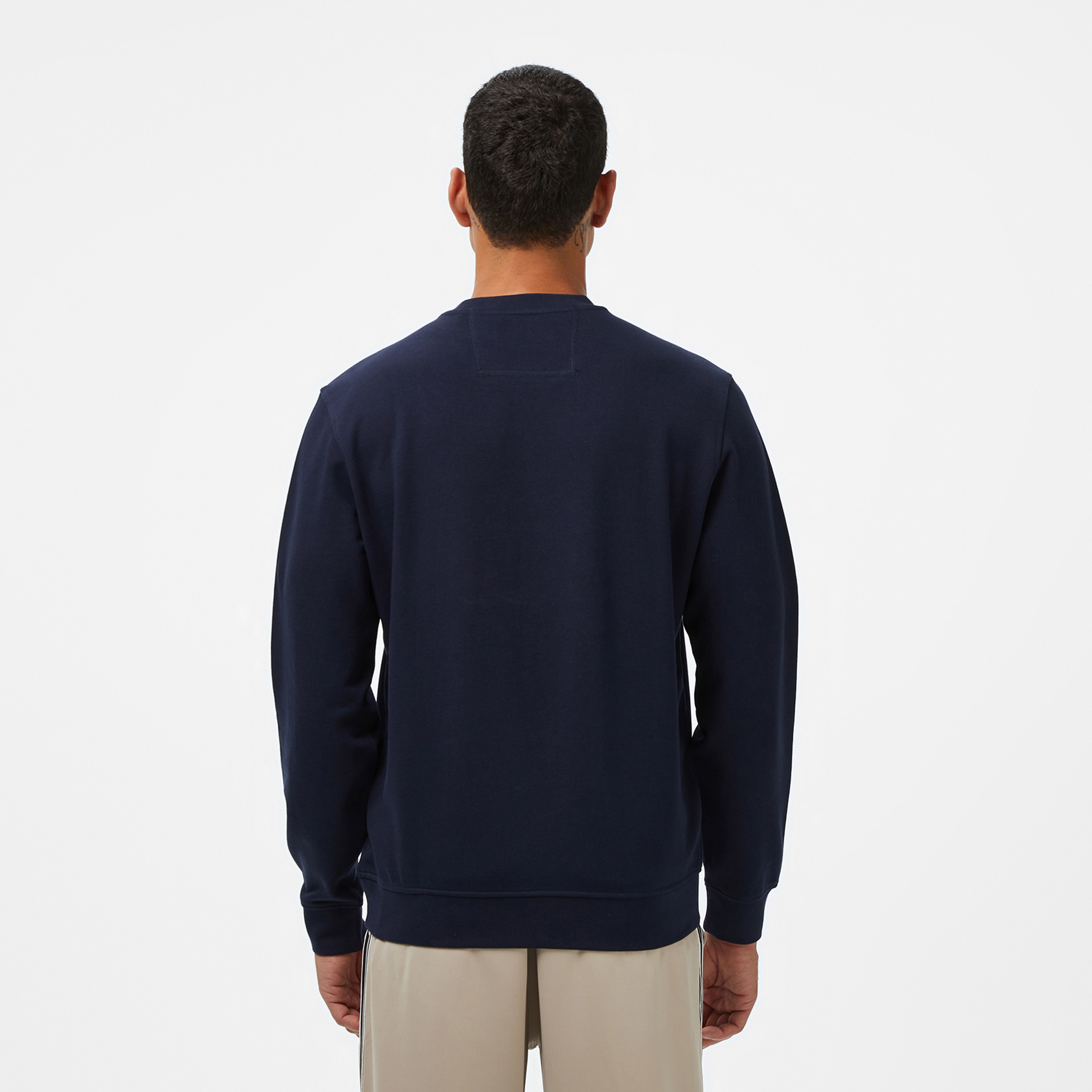 Guess Triangle Erkek Lacivert Sweatshirt