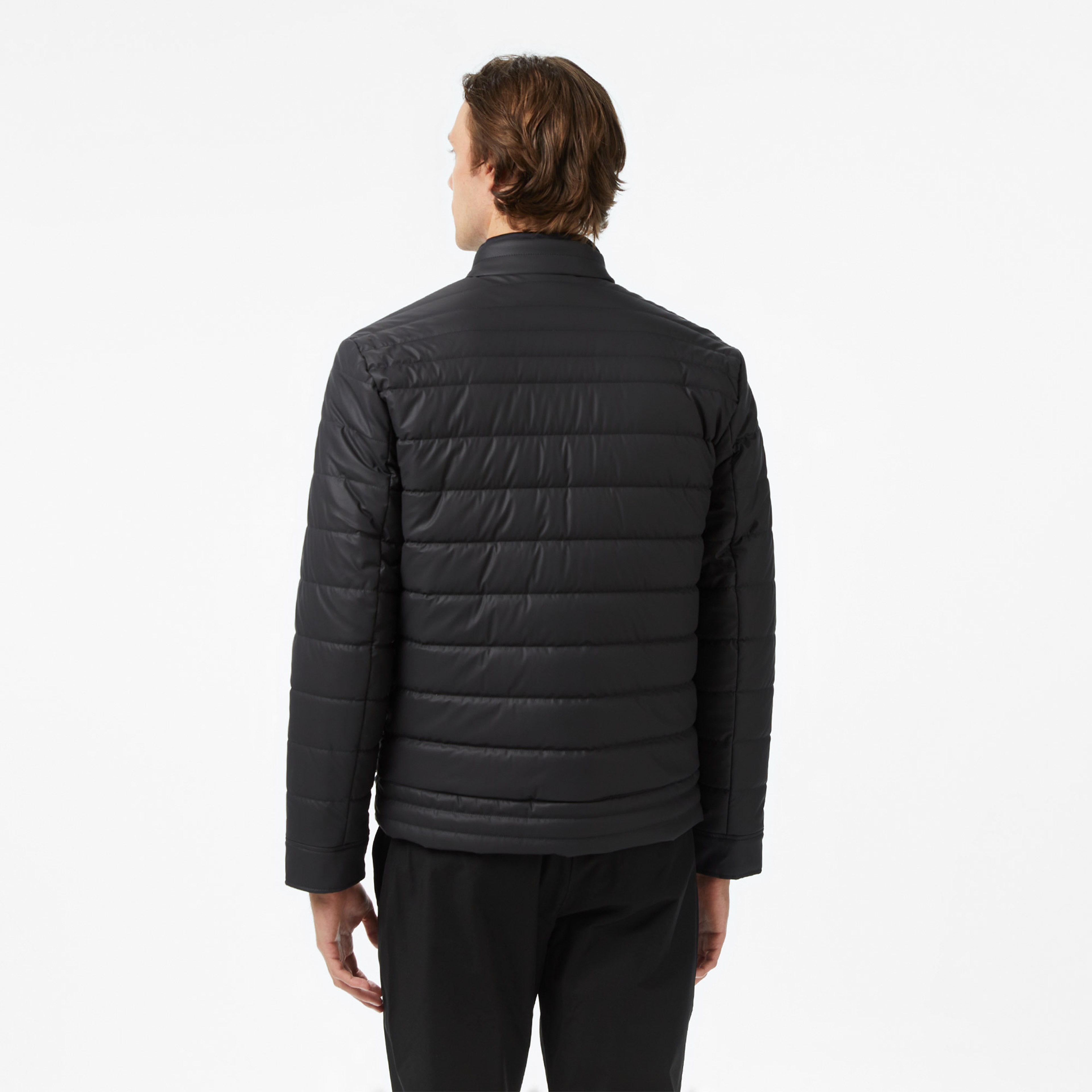 Guess Quilted Biker Erkek Siyah Ceket