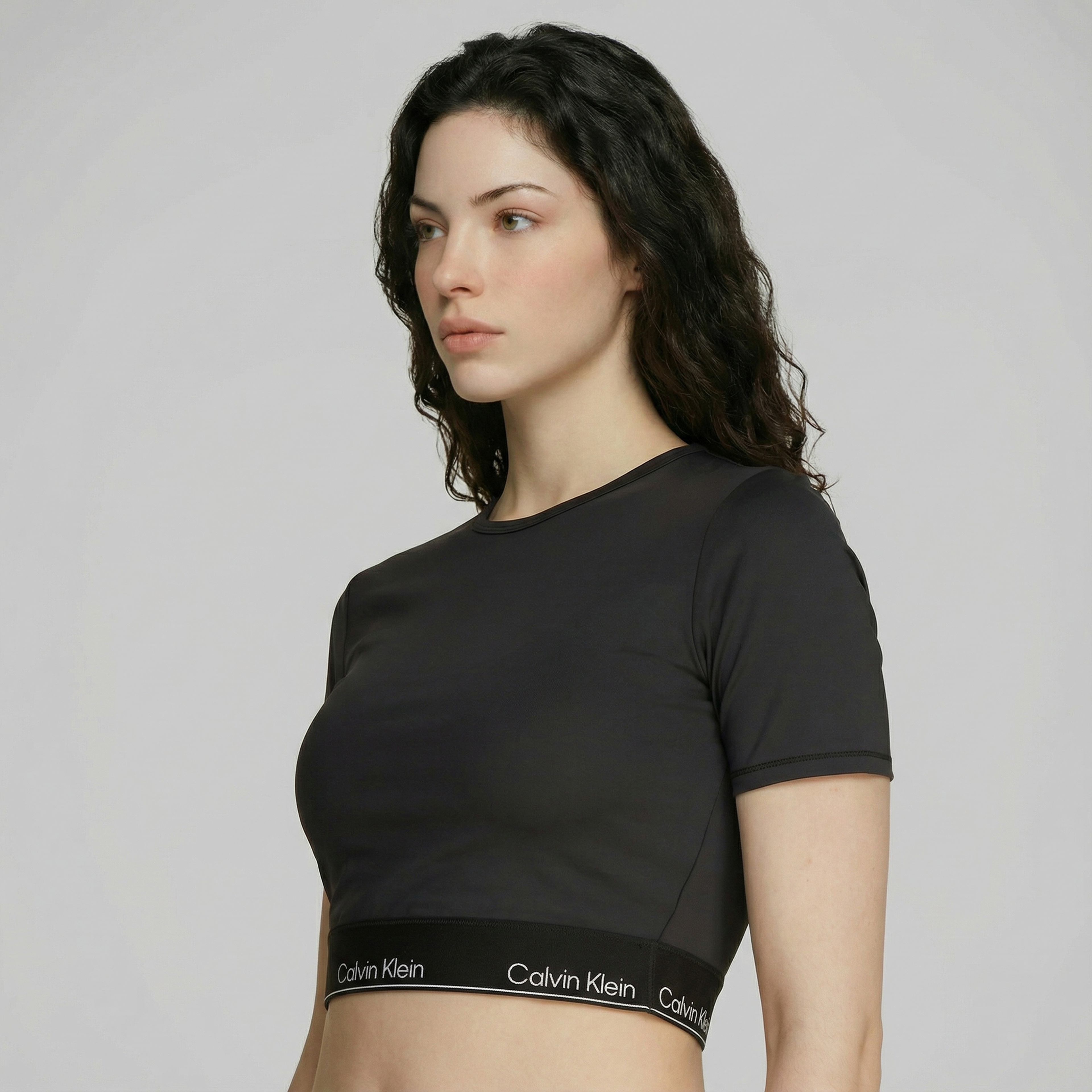 Calvin Klein Kadın Siyah T-Shirt