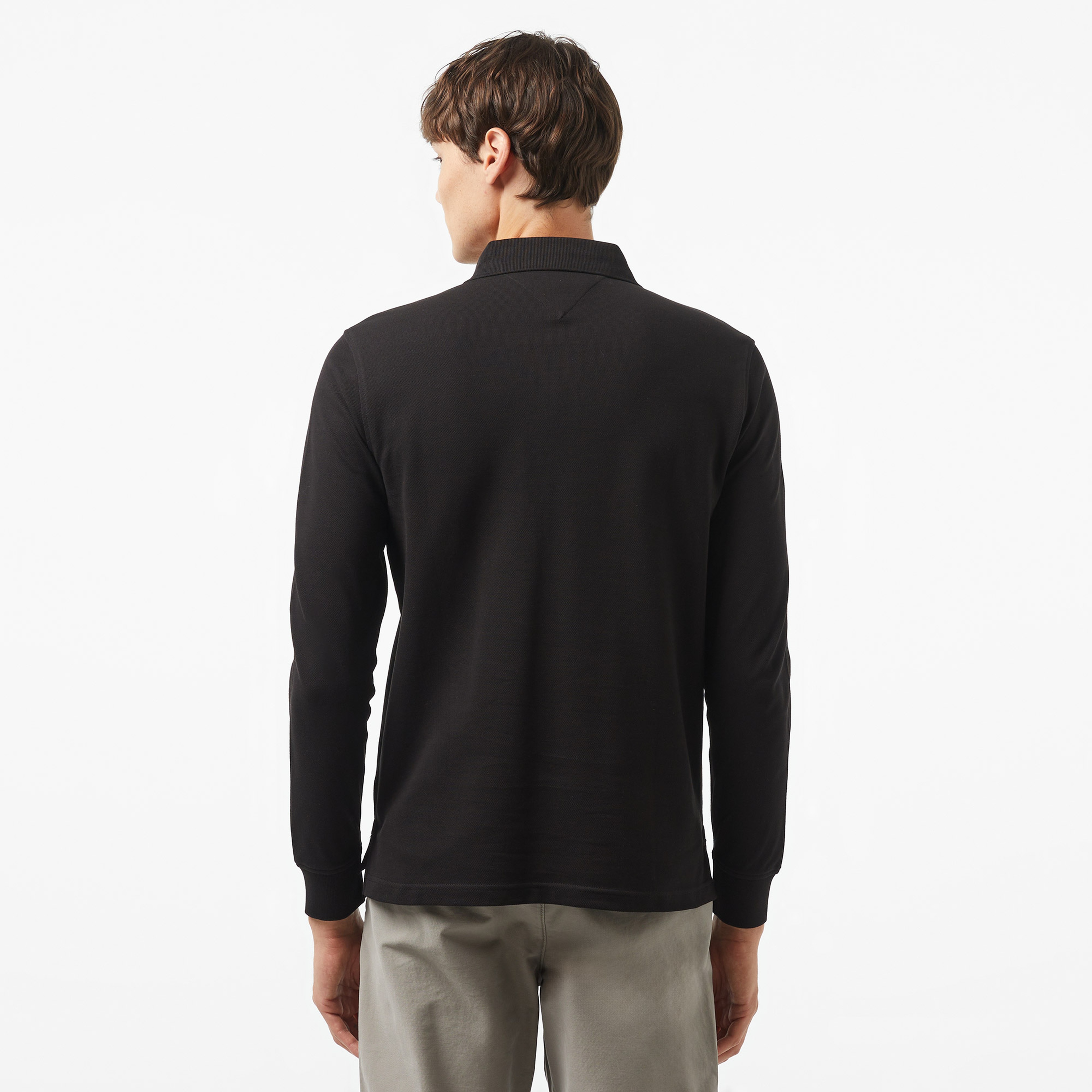 Tommy Hilfiger 1985 Regular Erkek Siyah Polo Yaka T-Shirt