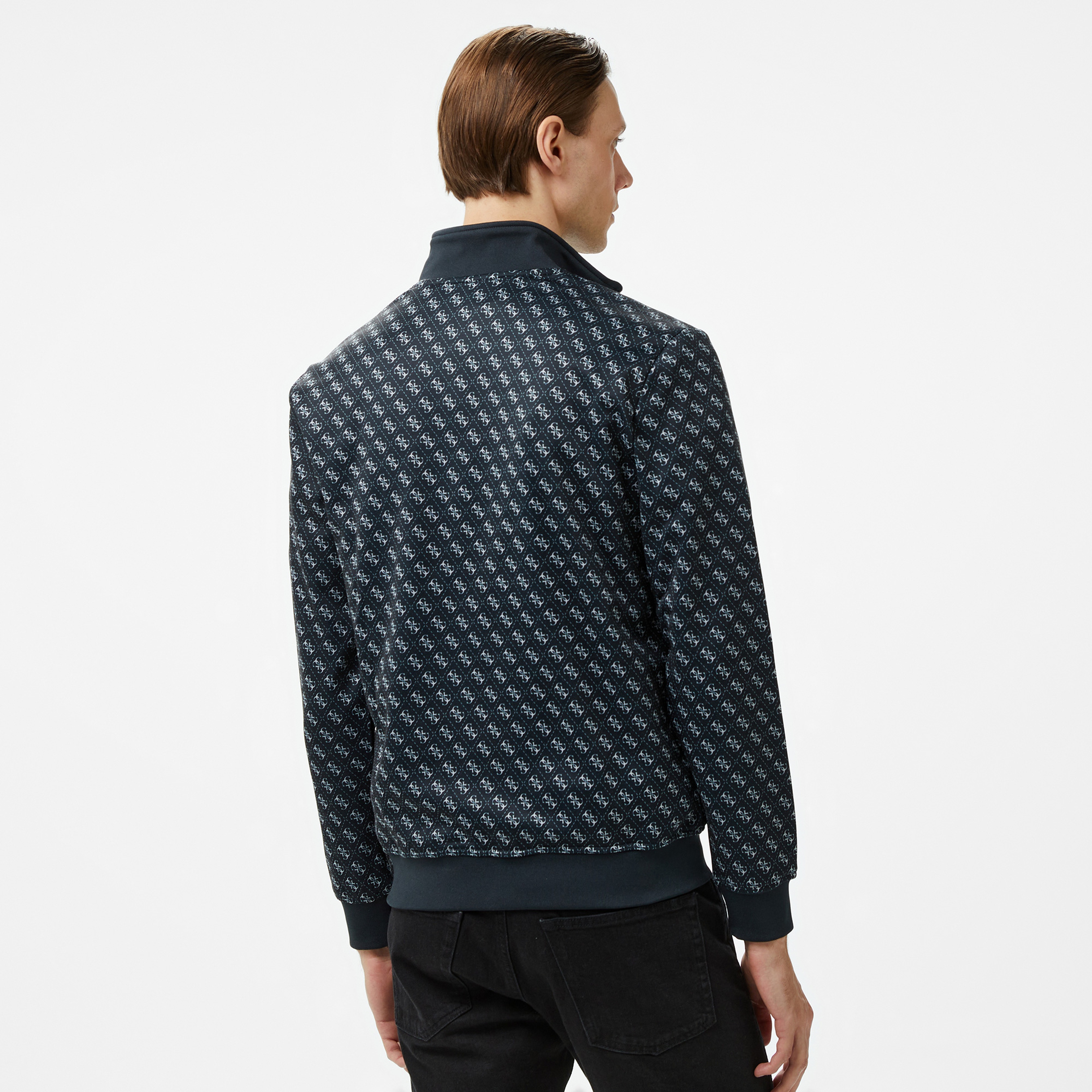 Guess Erkek Siyah Sweatshirt