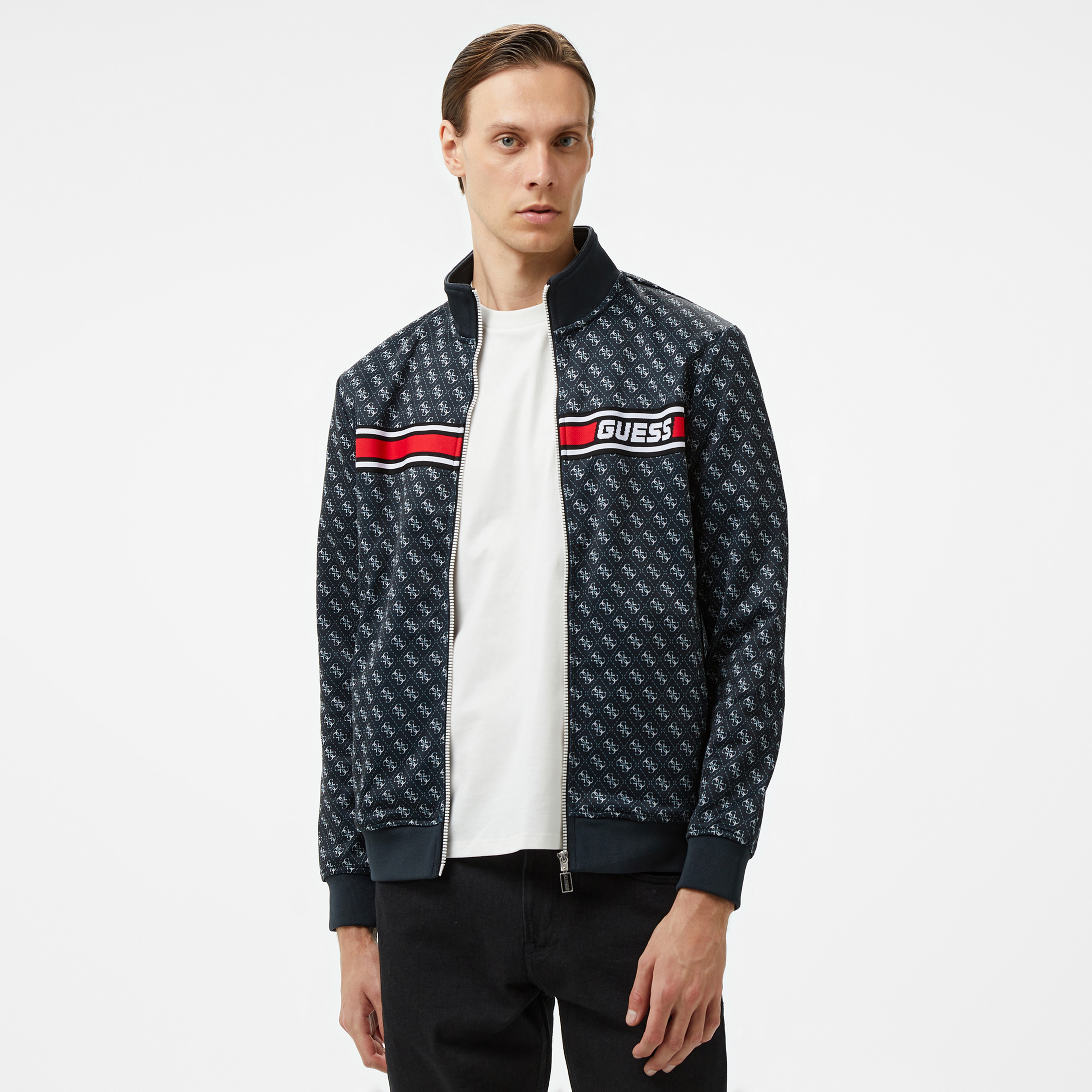 Guess Erkek Siyah Sweatshirt