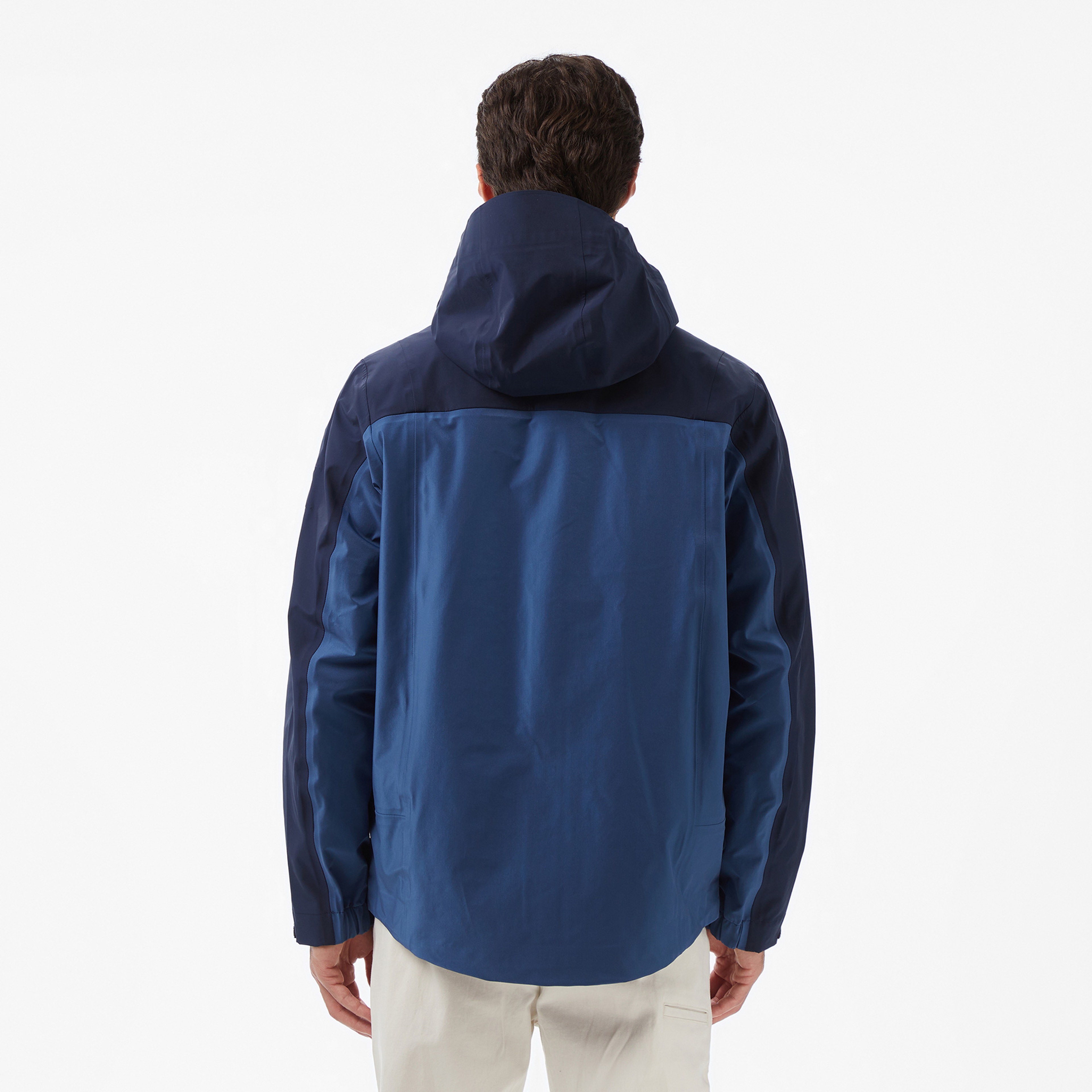 Calvin Klein Colorblock Tech Shell Erkek Mavi Ceket