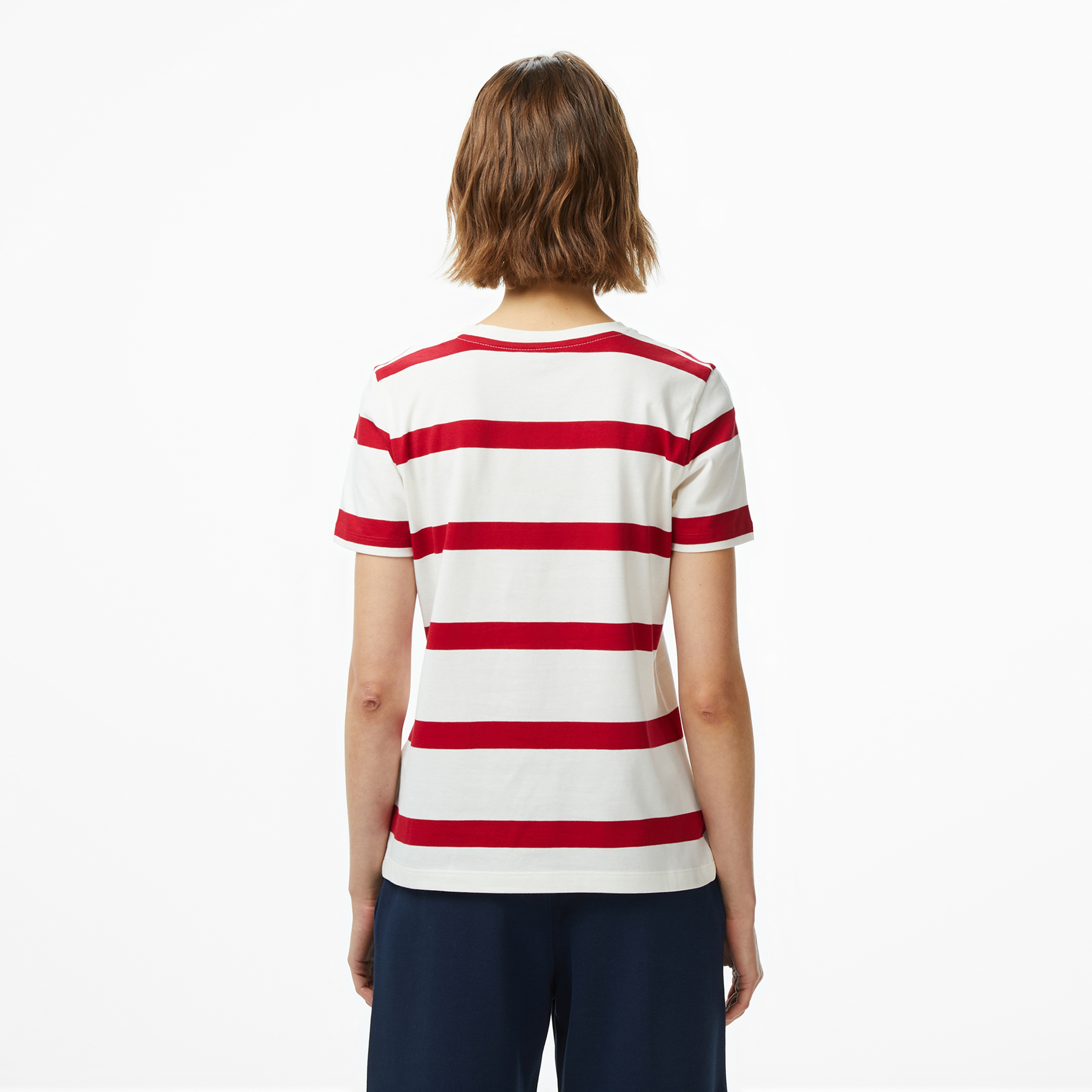 Tommy Hilfiger Script Regular Kadın Beyaz T-Shirt