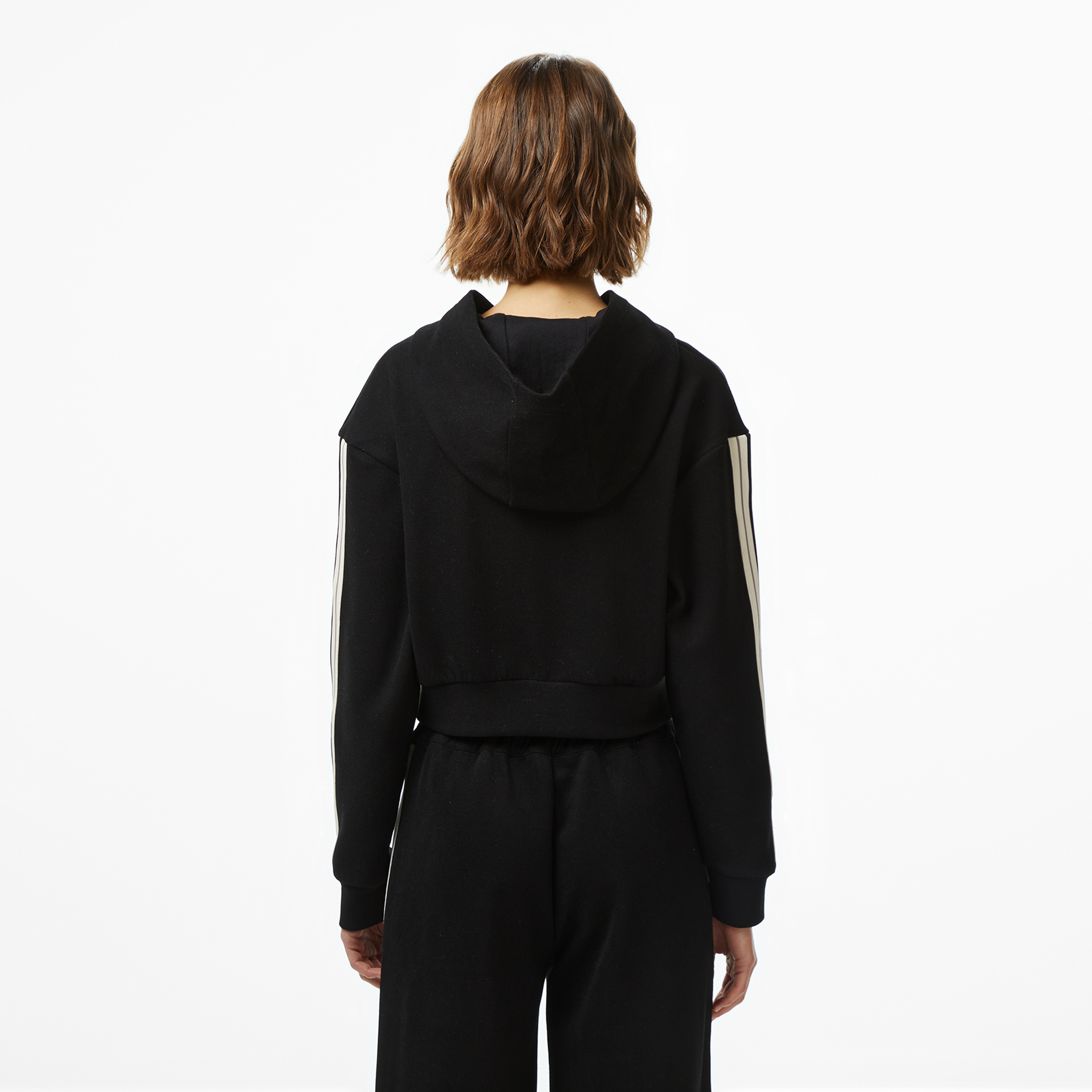 Guess Muriel Yün Karışımlı Kadın Siyah Hoodie