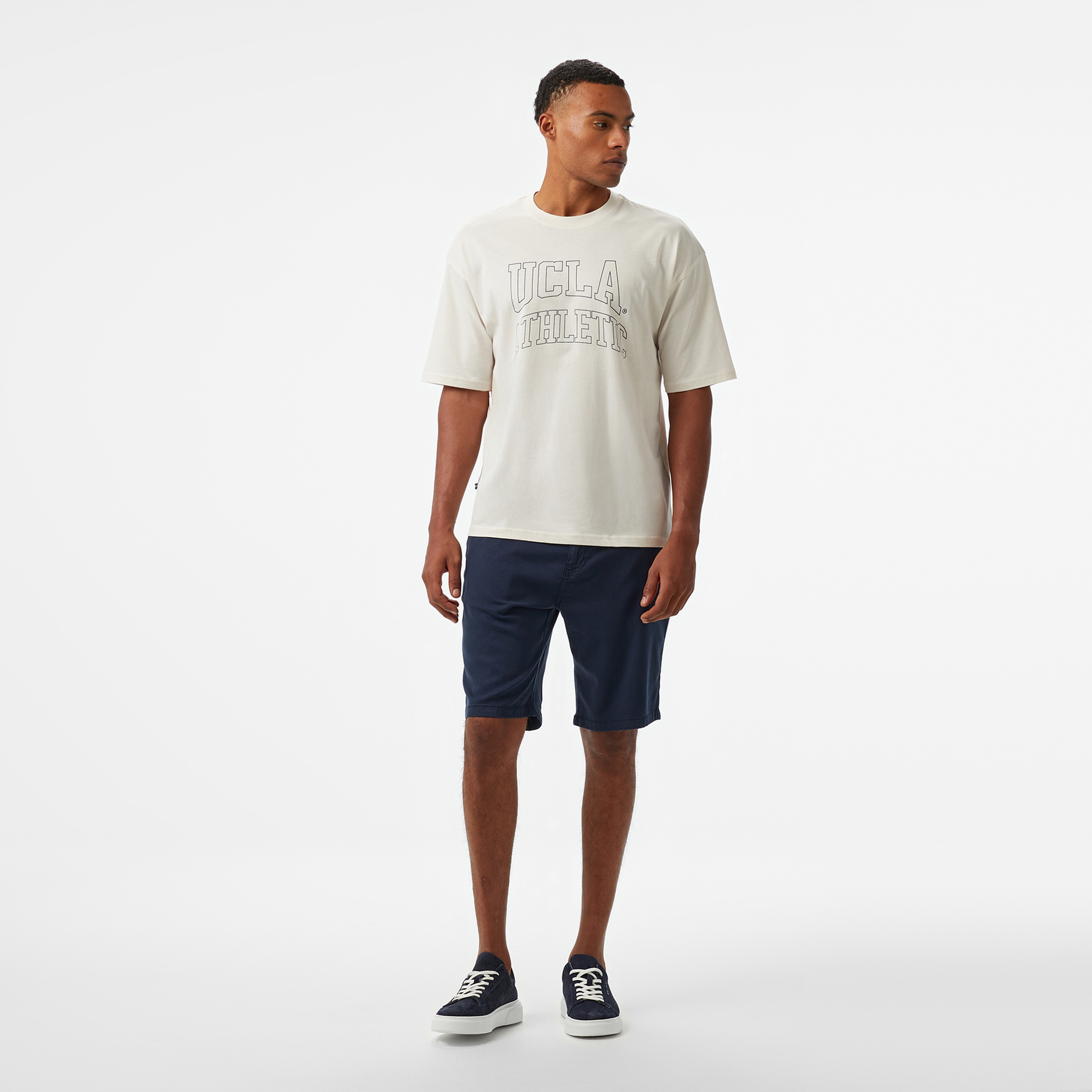 UCLA Webster Erkek Krem T-Shirt