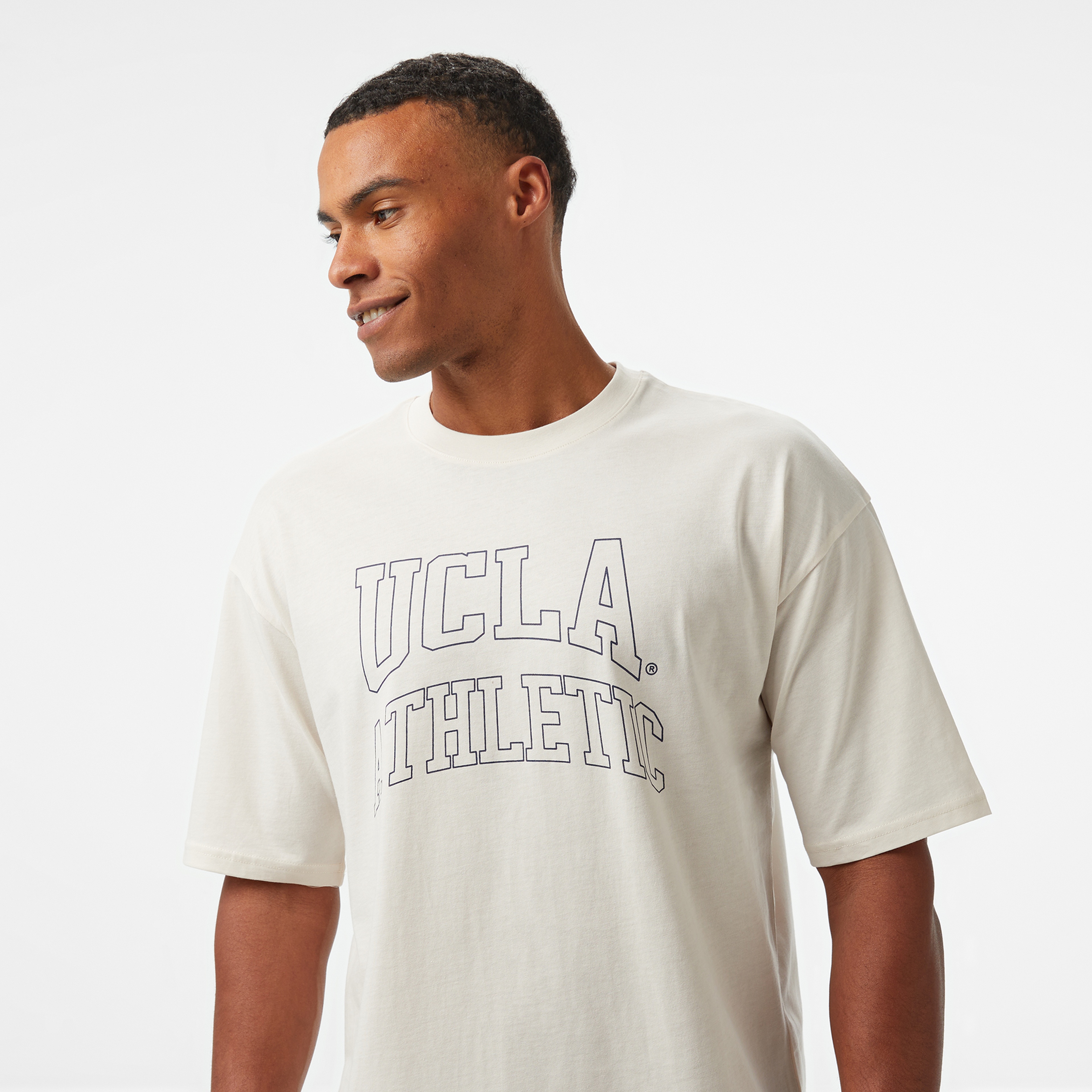 UCLA Webster Erkek Krem T-Shirt