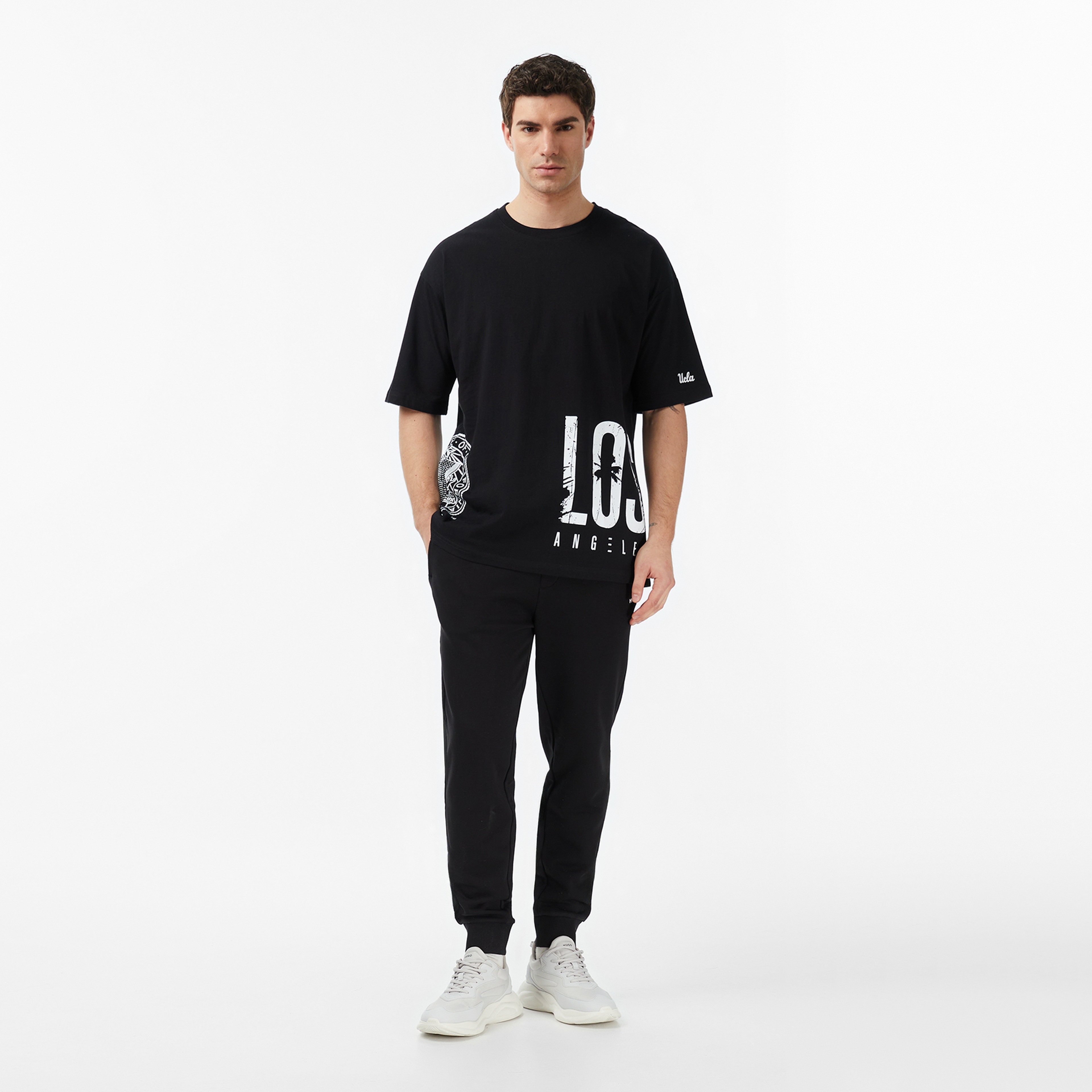 UCLA Igniso Erkek Siyah T-Shirt