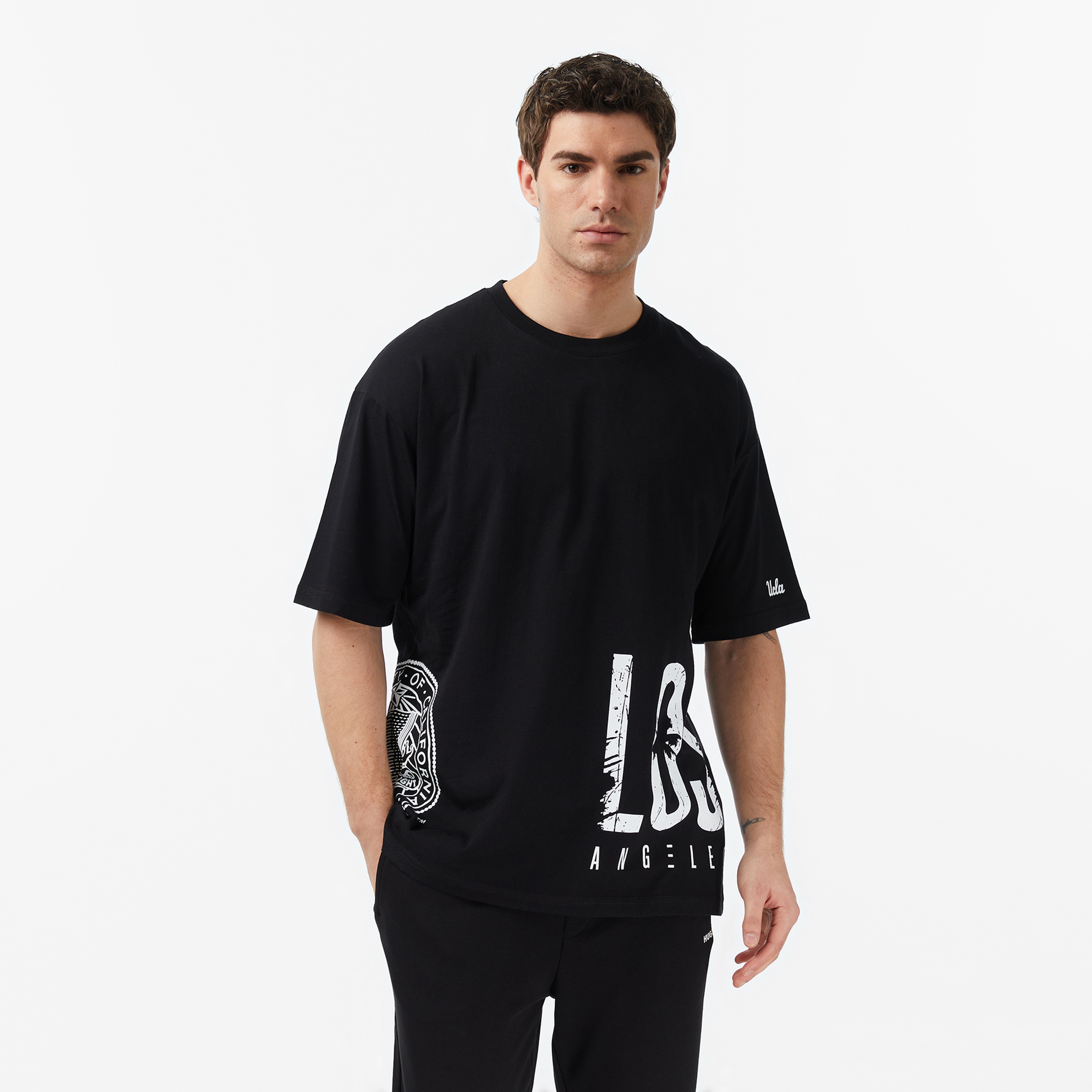 UCLA Igniso Erkek Siyah T-Shirt