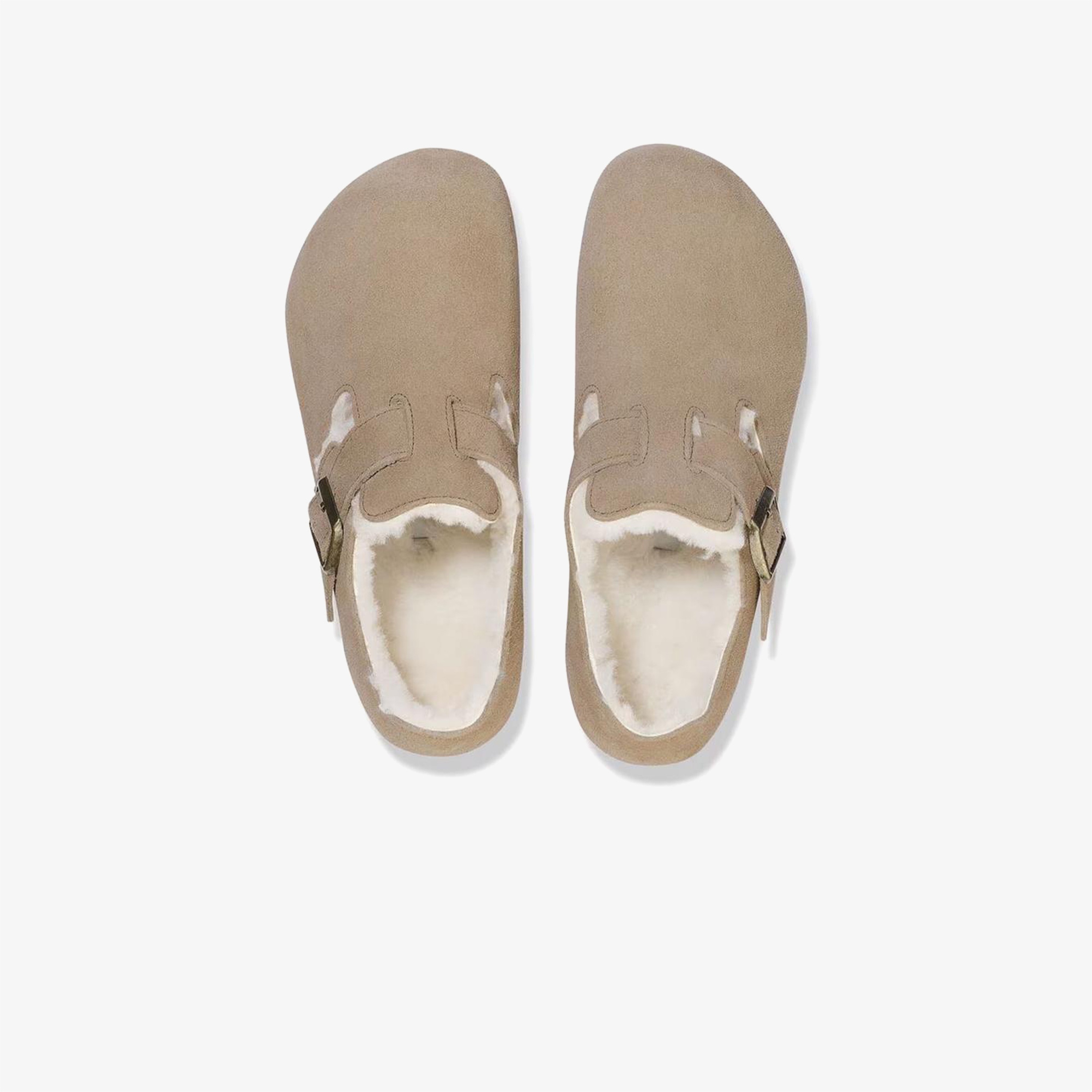 Birkenstock London VL Shearling Kadın Bej Günlük Ayakkabı