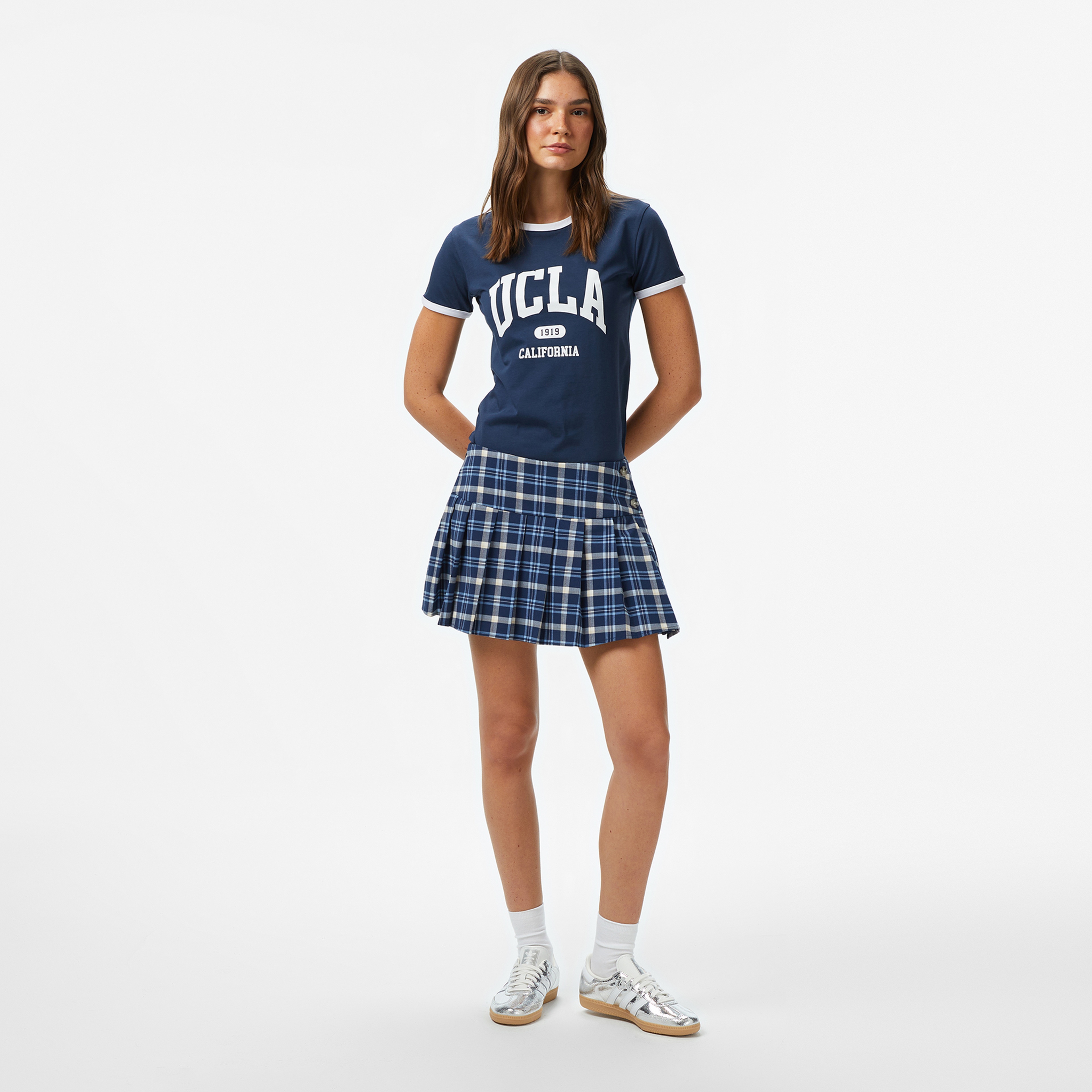 UCLA Savannah Kadın Lacivert T-Shirt