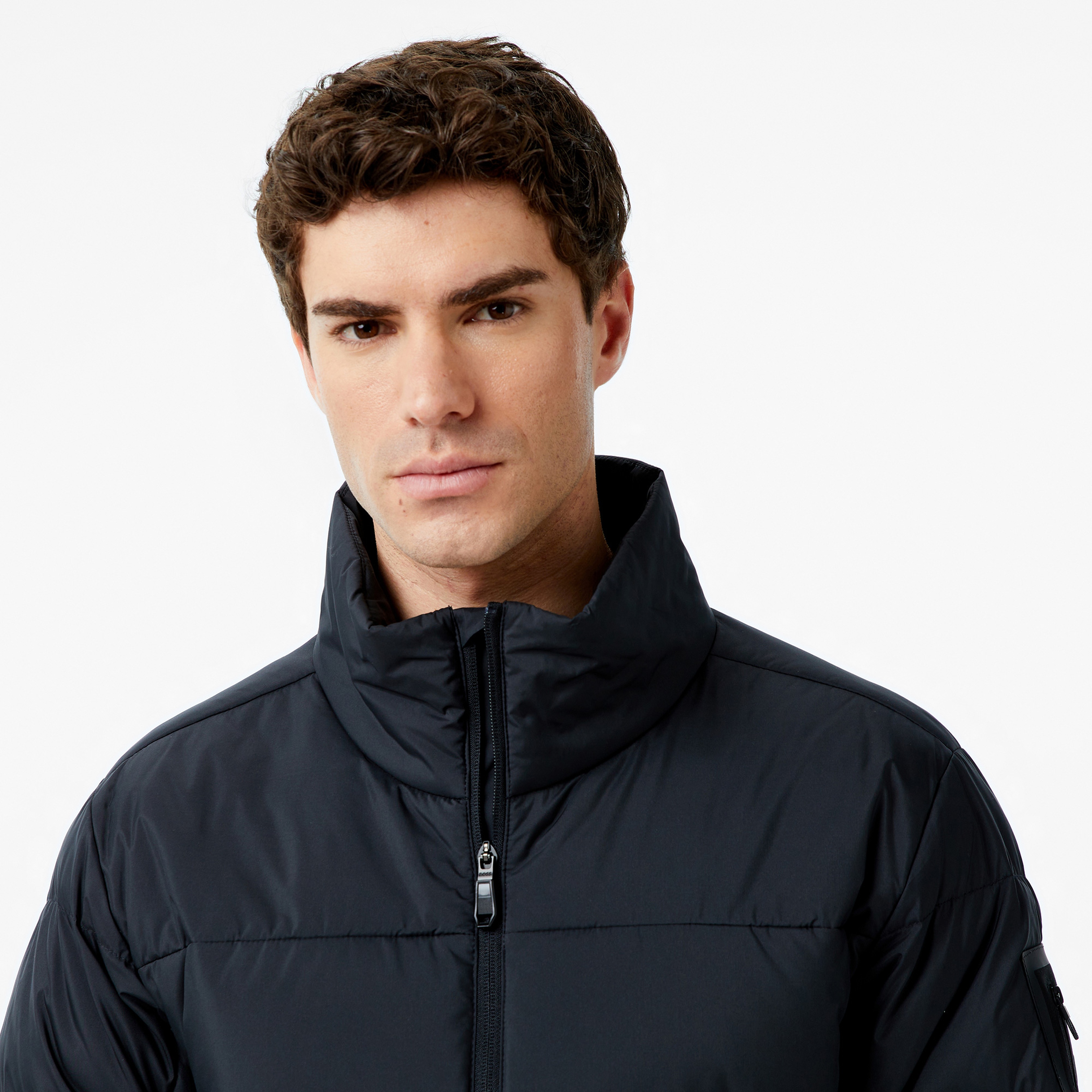 Boss Urbanex Puffer Erkek Siyah Mont