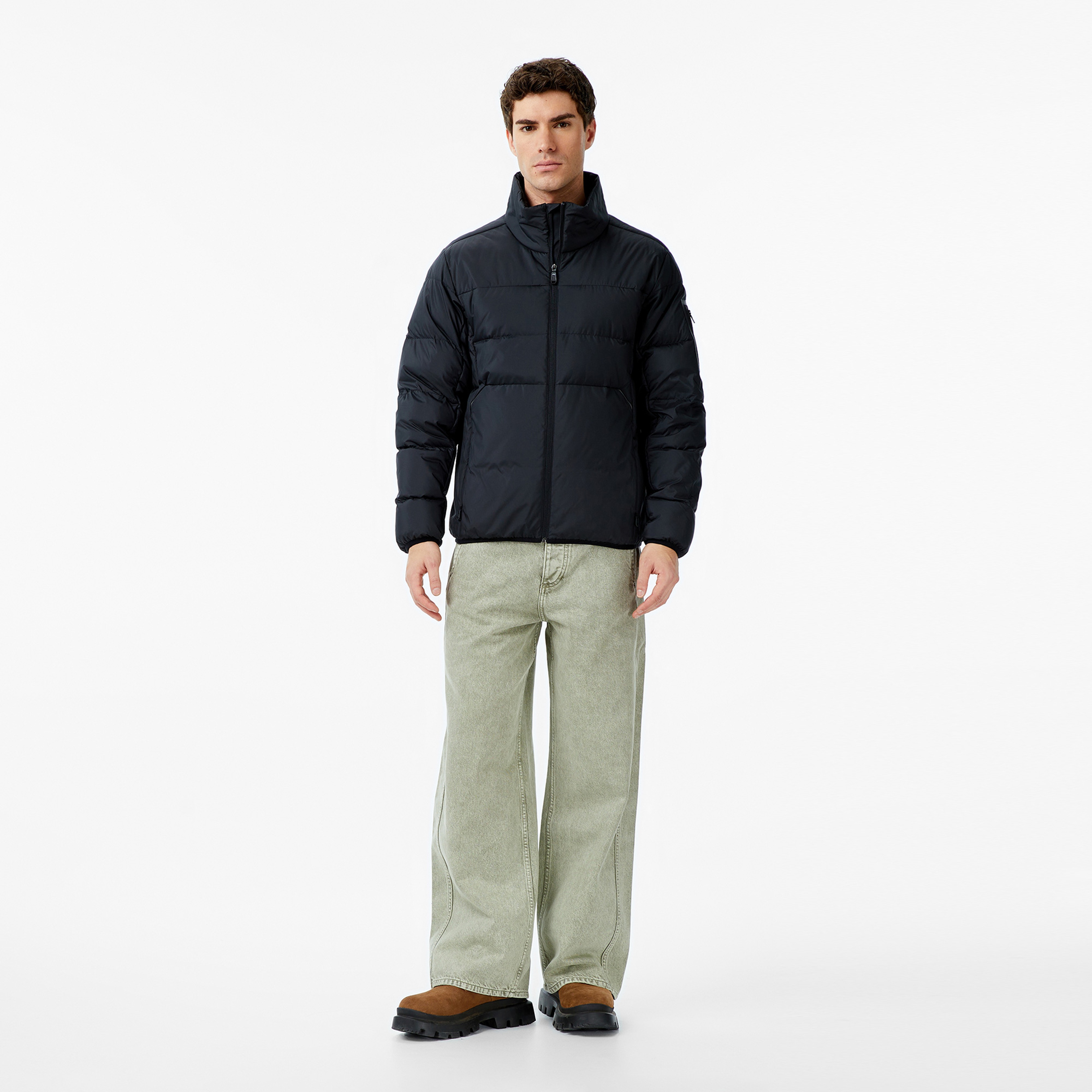 Boss Urbanex Puffer Erkek Siyah Mont