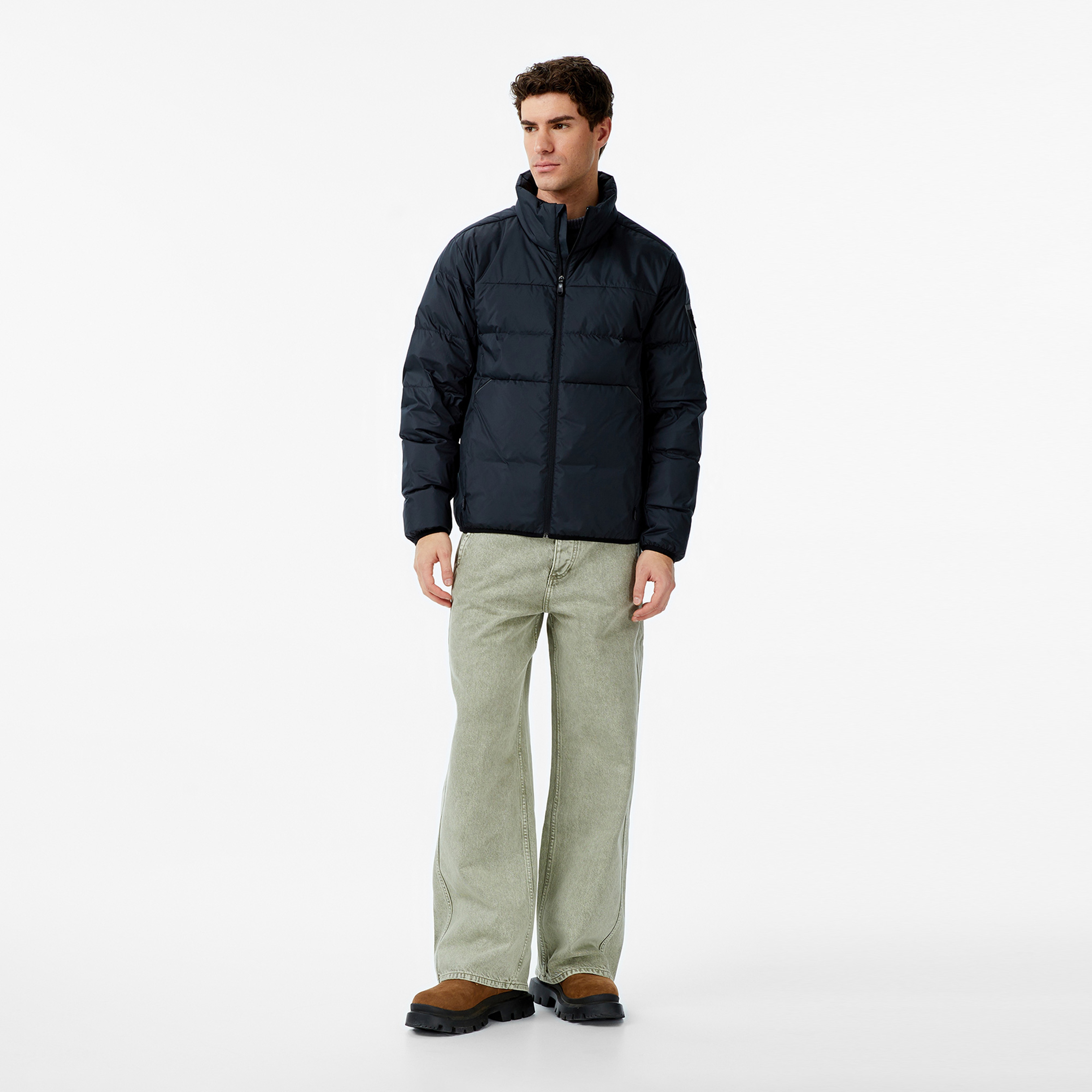 Boss Urbanex Puffer Erkek Lacivert Mont