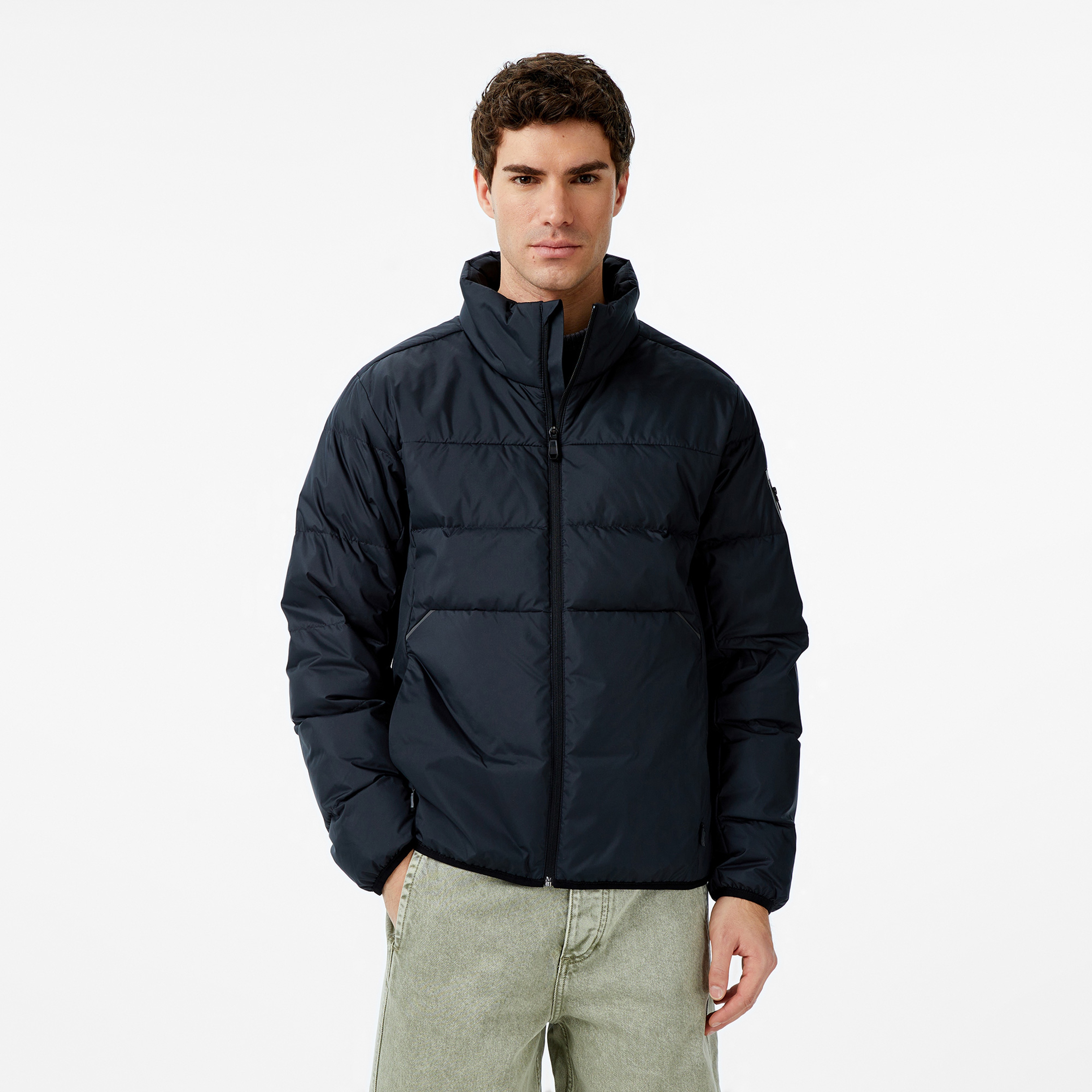 Boss Urbanex Puffer Erkek Lacivert Mont