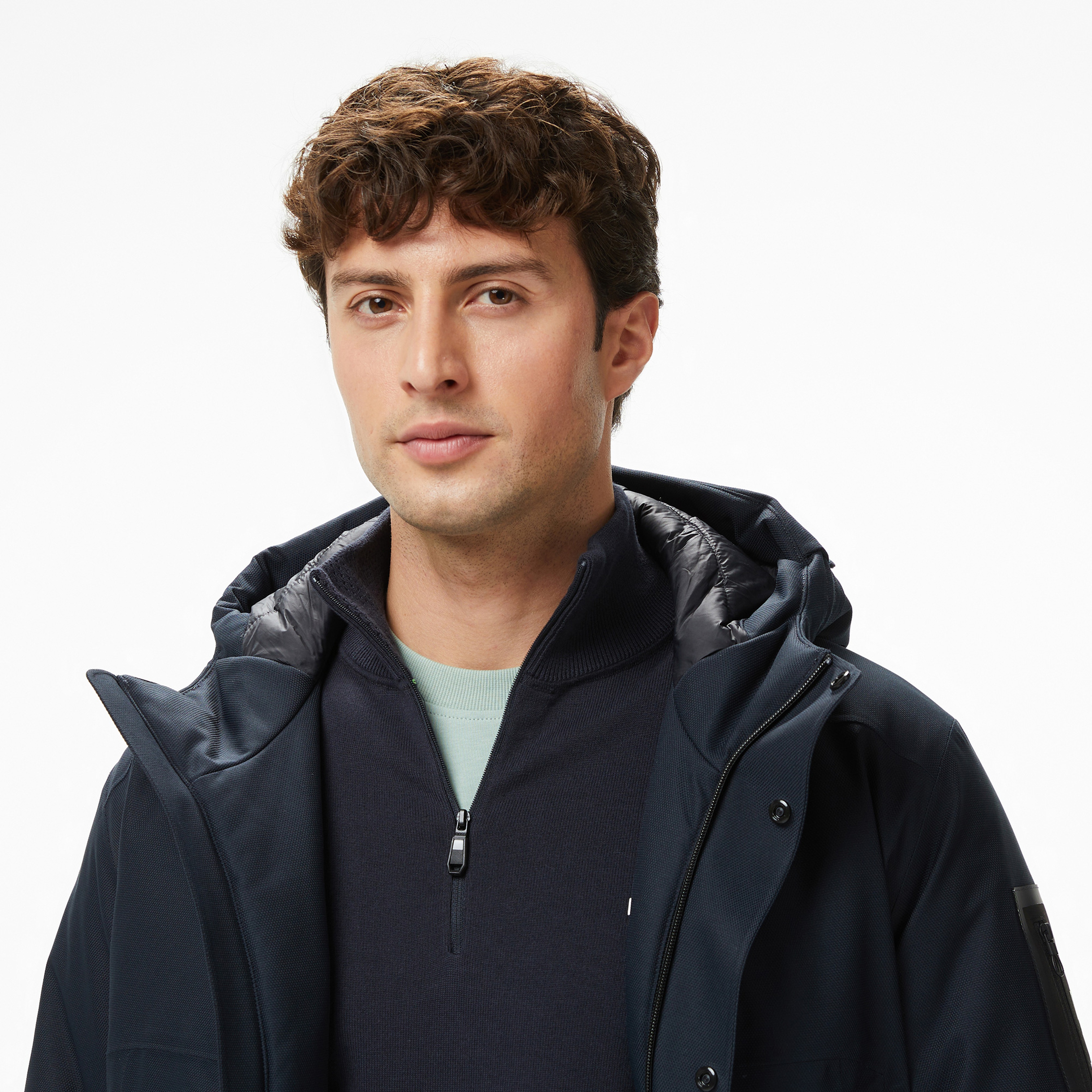 Boss Hexatech Erkek Lacivert Parka