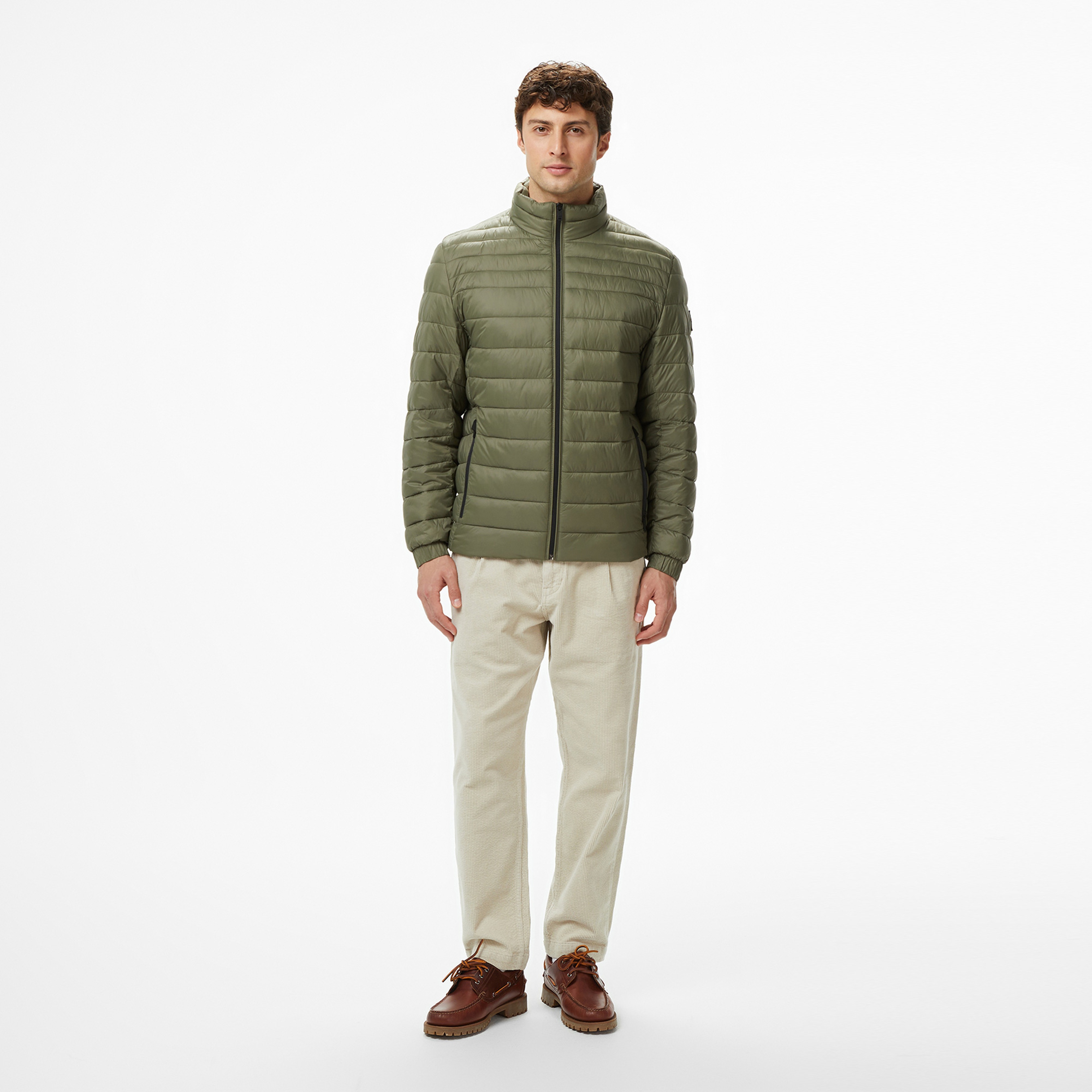 Boss Oden Erkek Yeşil Mont