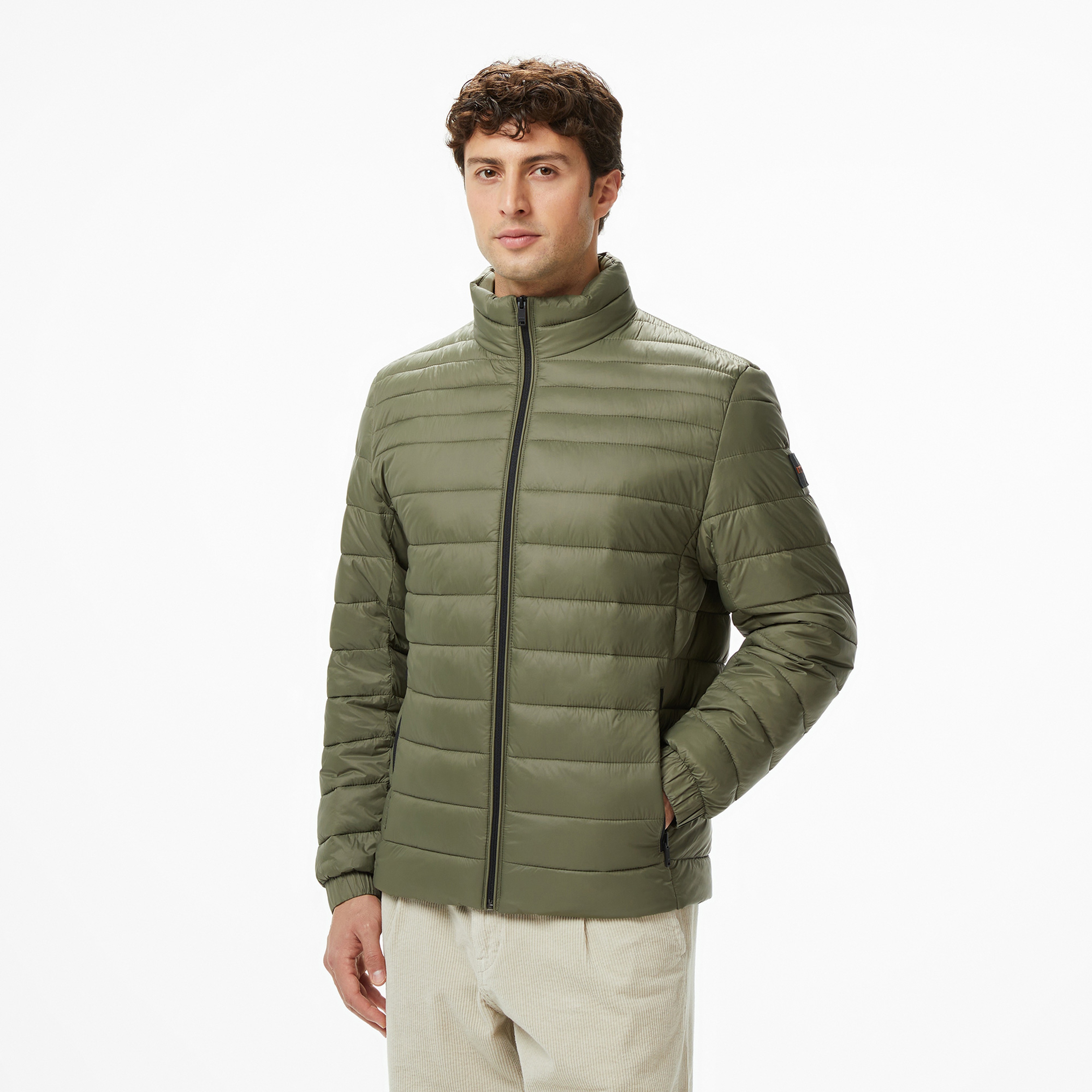 Boss Oden Erkek Yeşil Mont