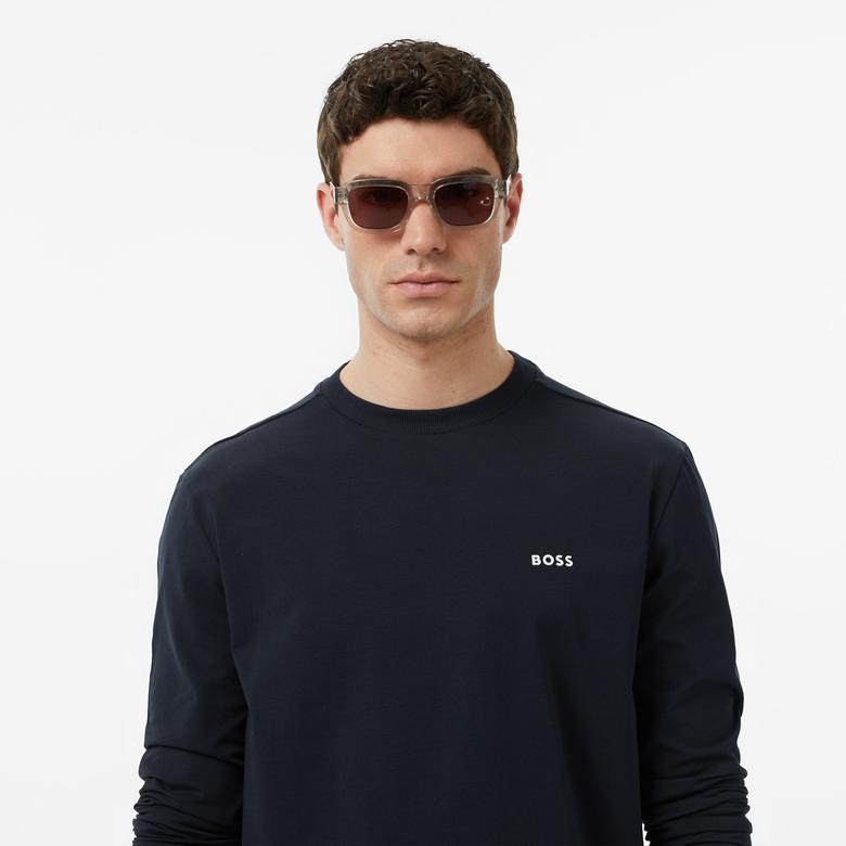 Boss Erkek Lacivert T-Shirt
