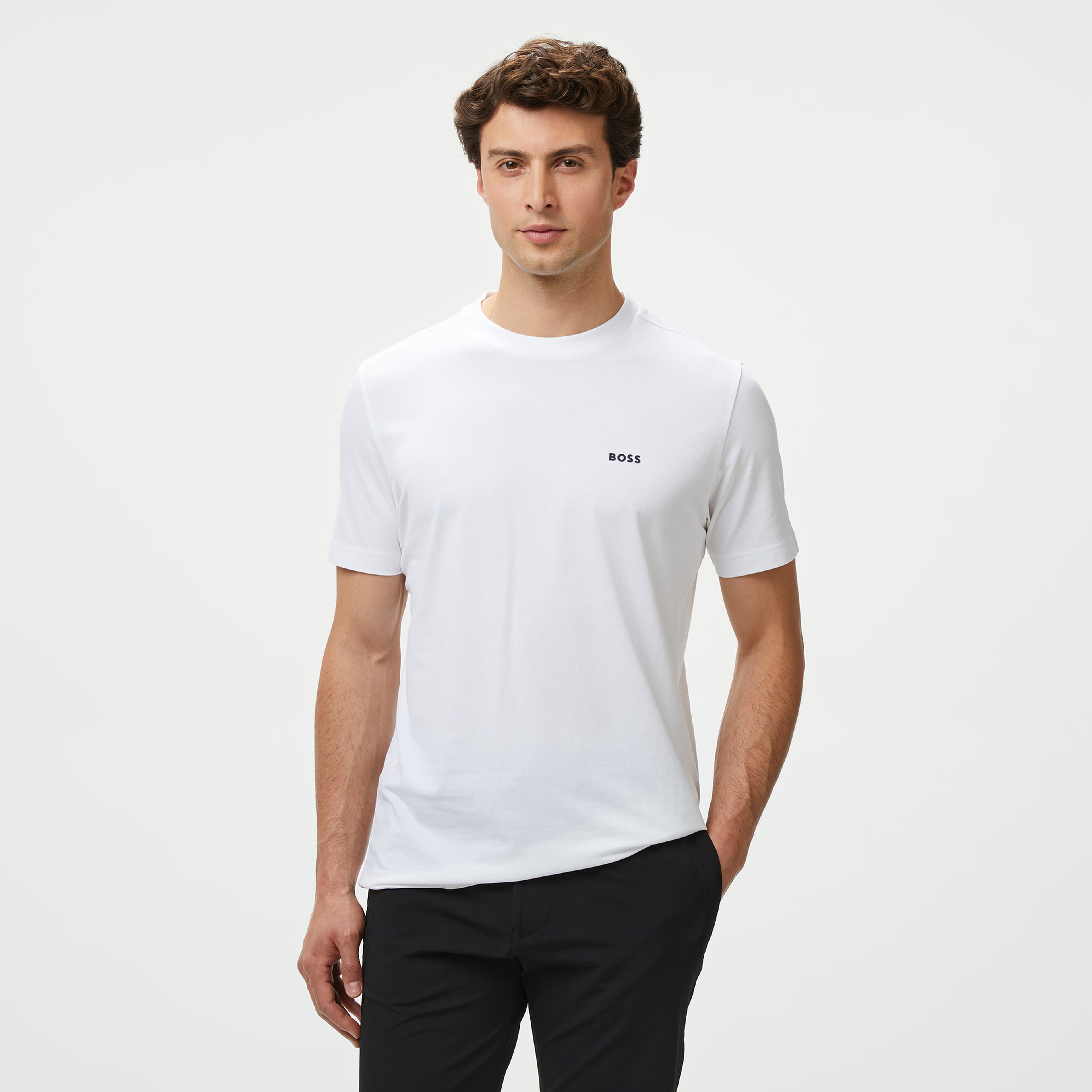Boss Erkek Beyaz T-Shirt