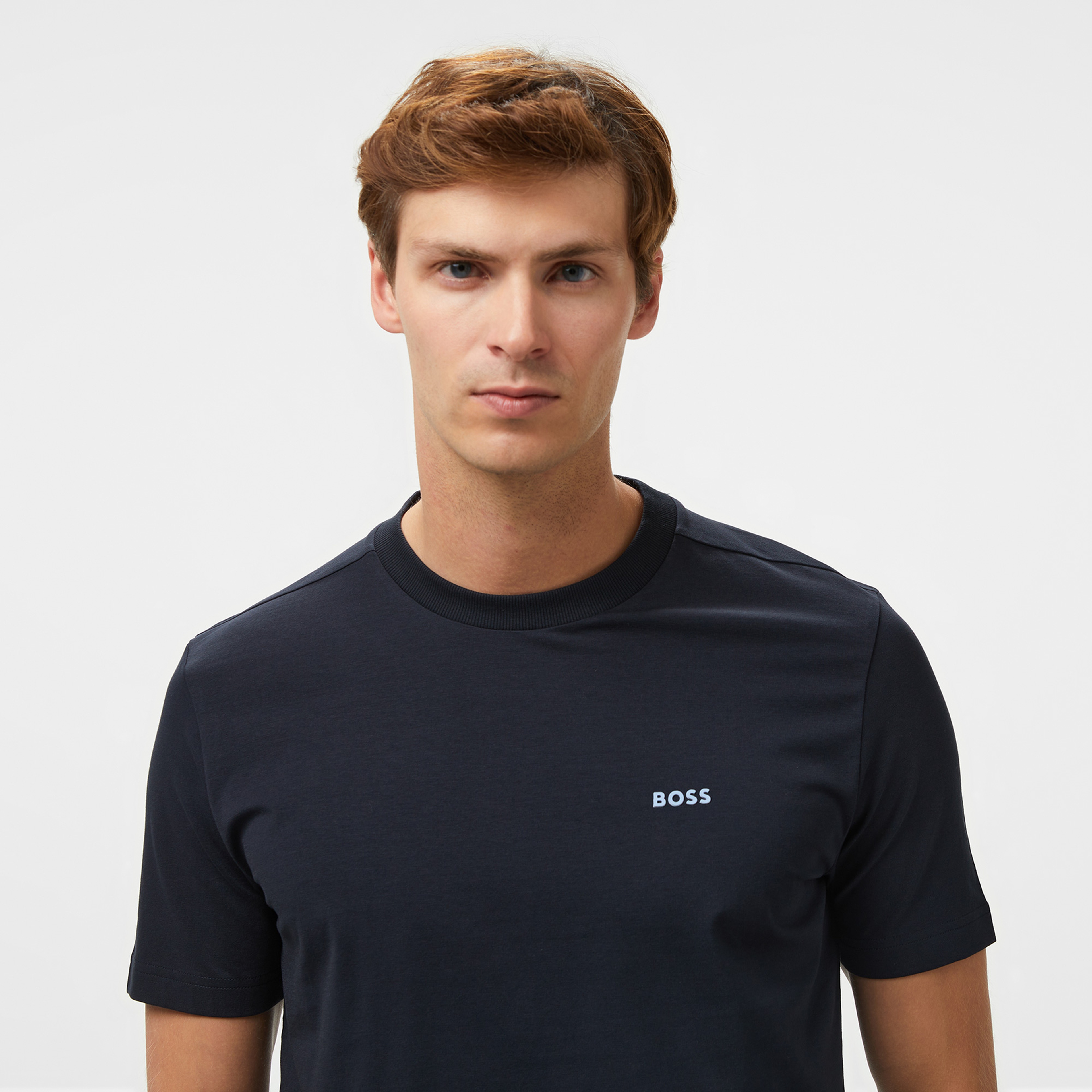 Boss Erkek Mavi T-Shirt