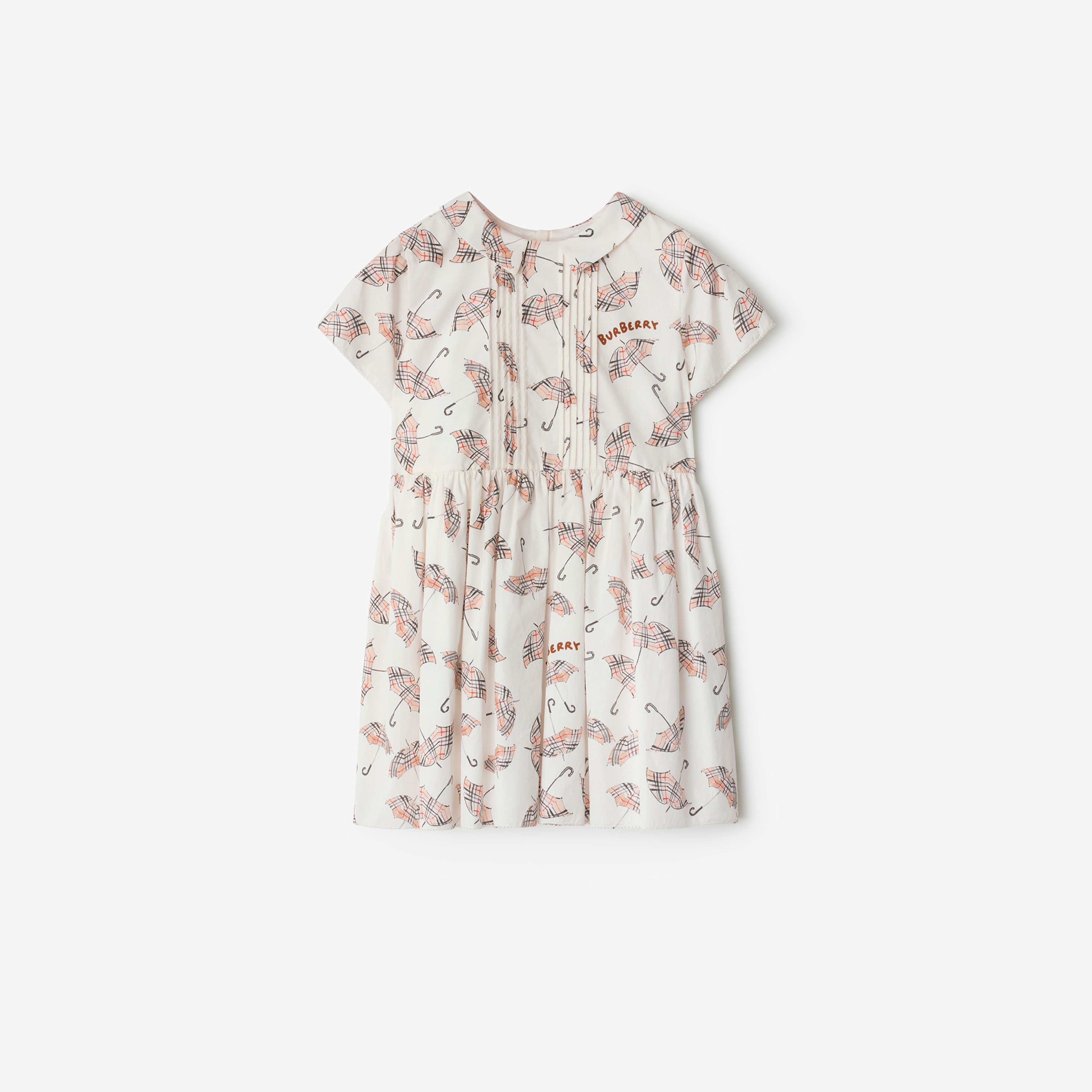 Burberry Çocuk Beyaz Elbise