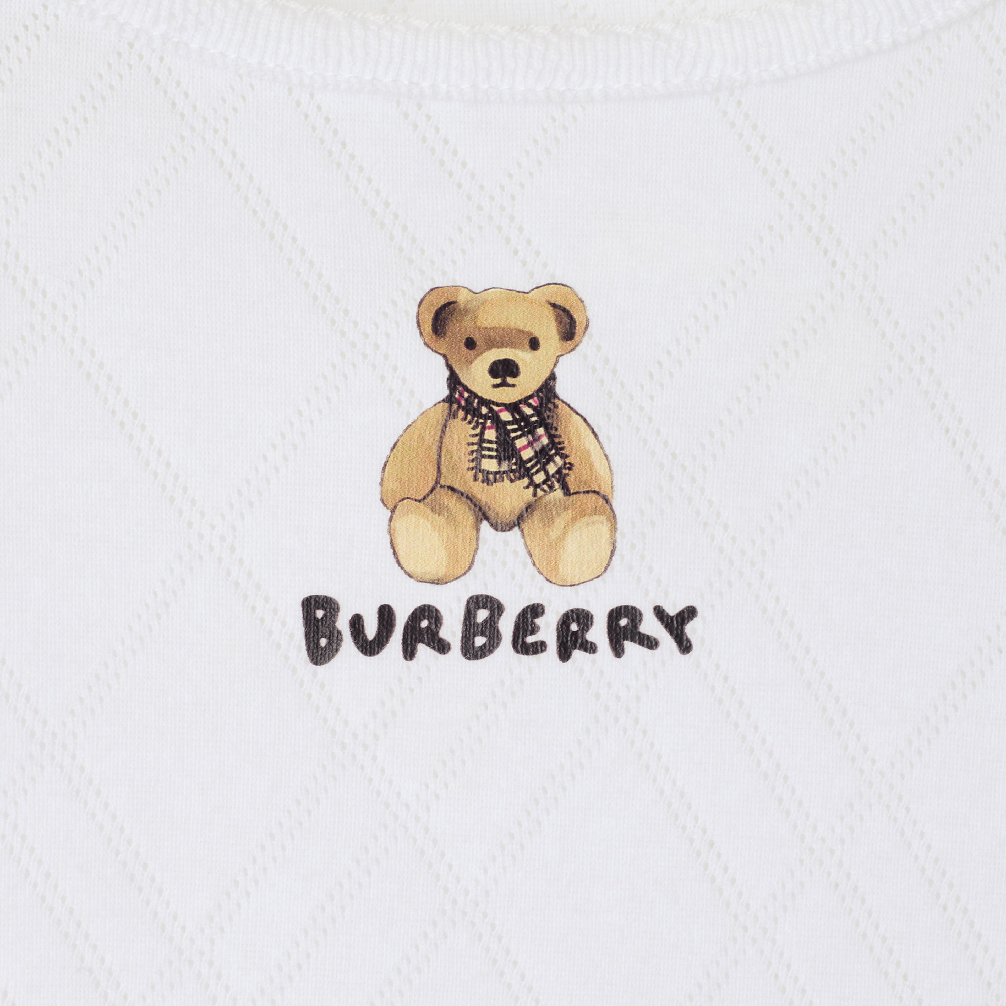 Burberry Çocuk Beyaz T-Shirt