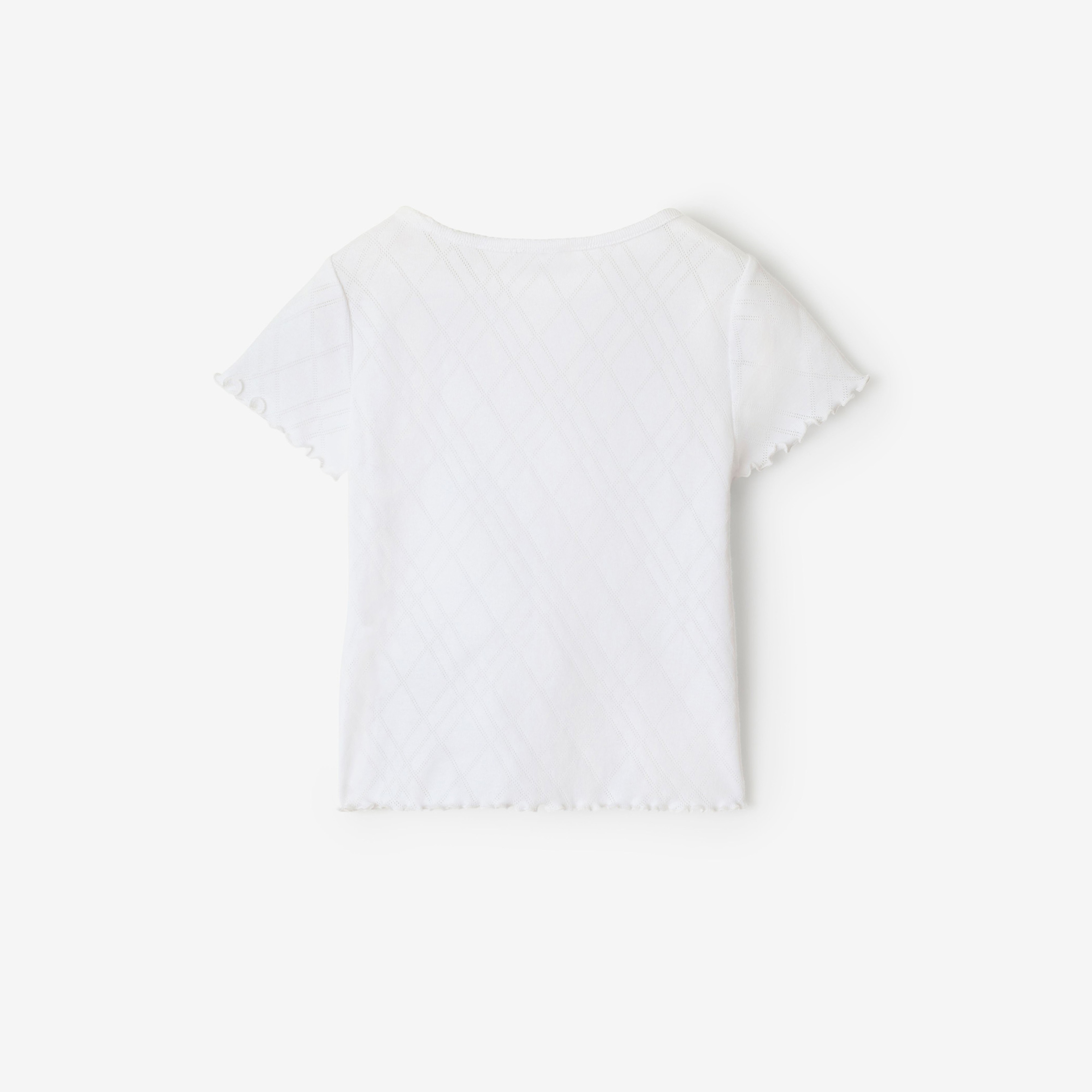 Burberry Çocuk Beyaz T-Shirt