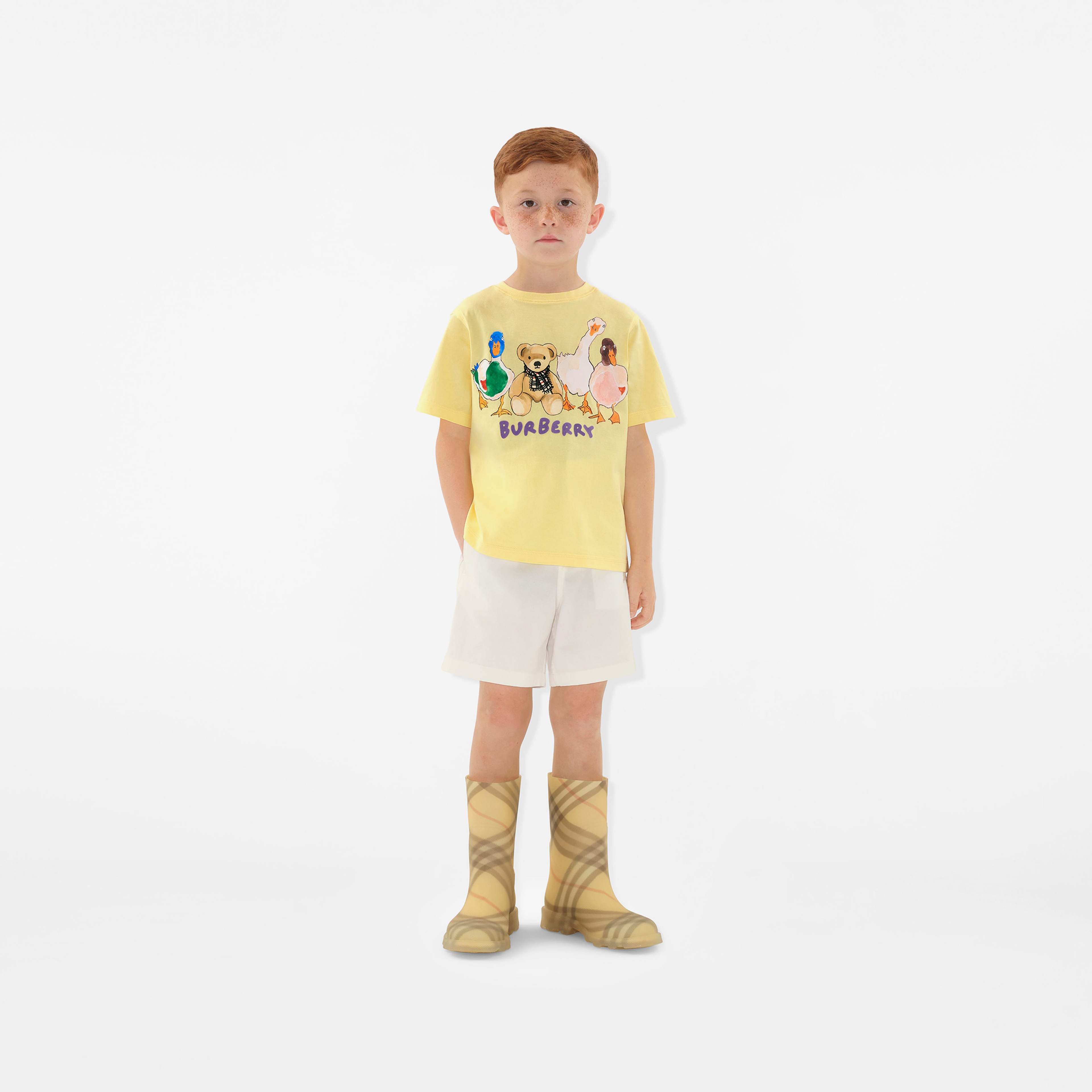 Burberry Çocuk Turuncu T-Shirt